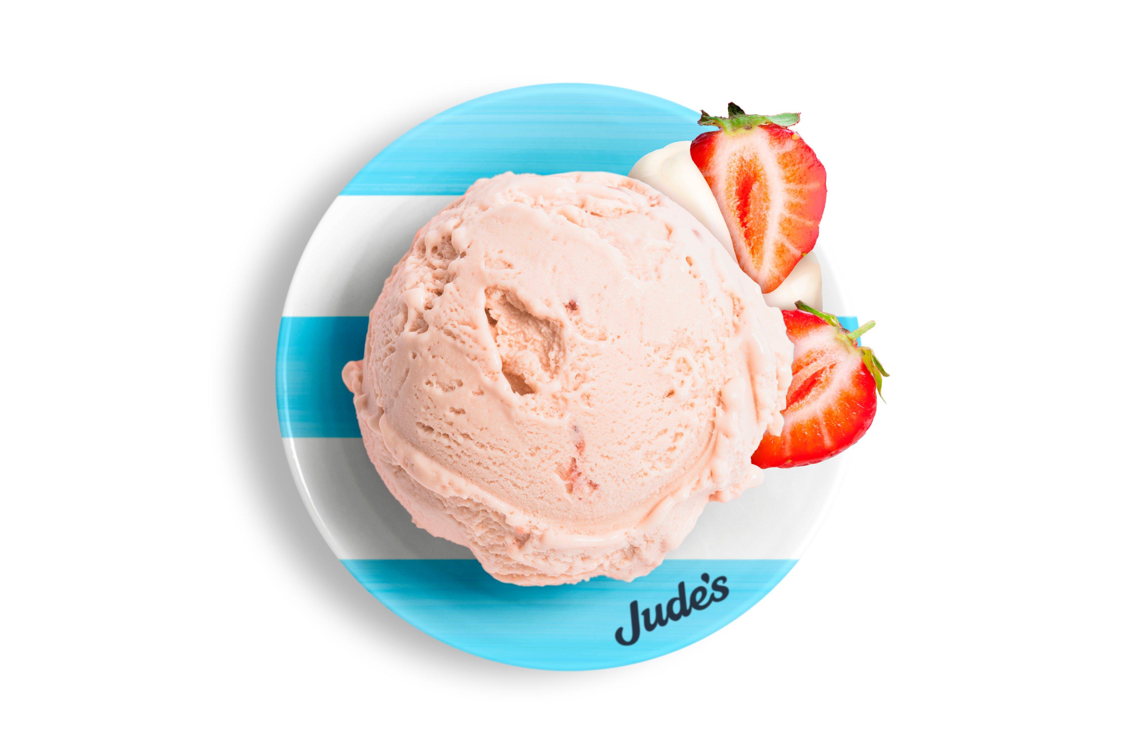 Jude's Strawberries & Cream Ice Cream