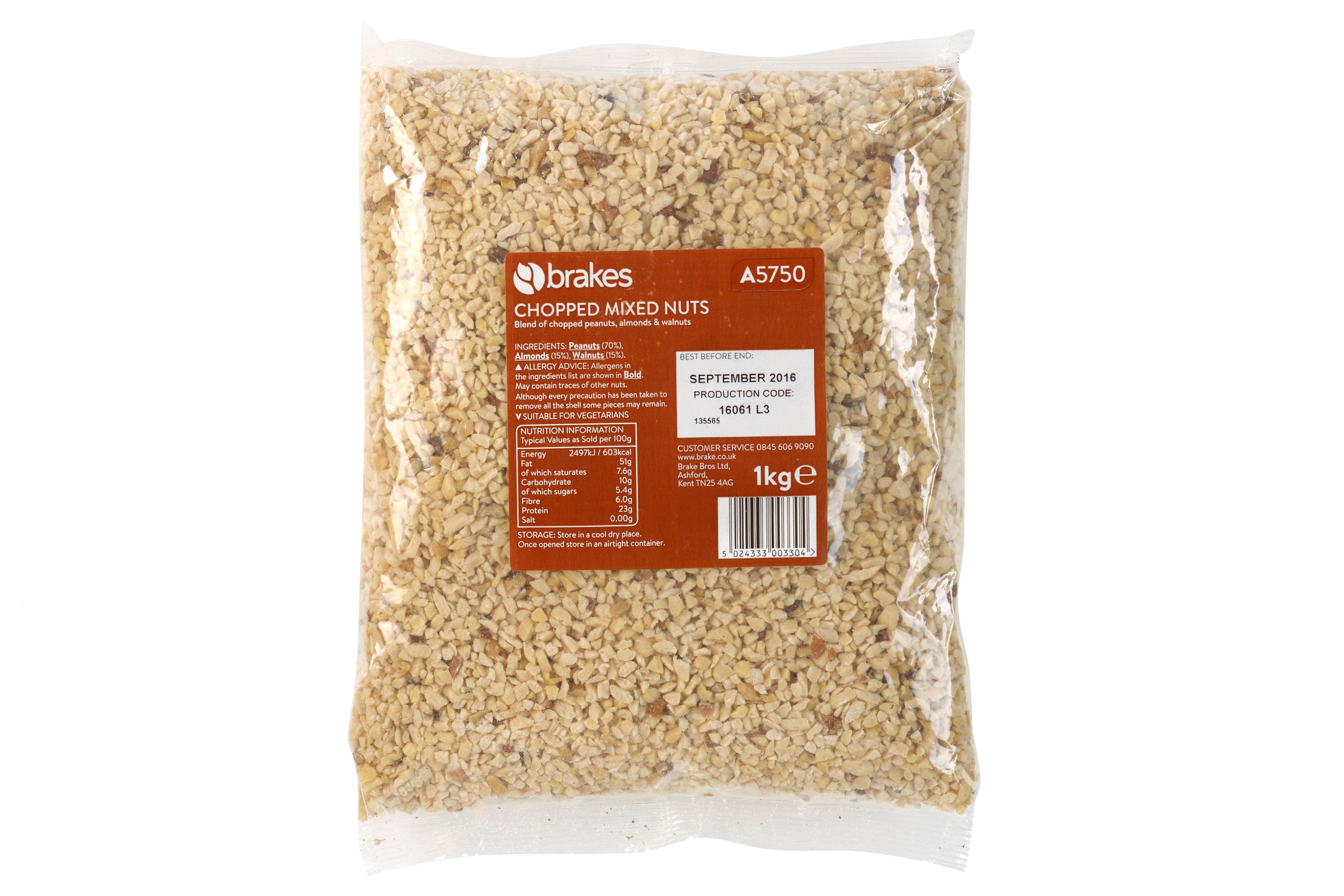 Brakes Chopped Mixed Nuts