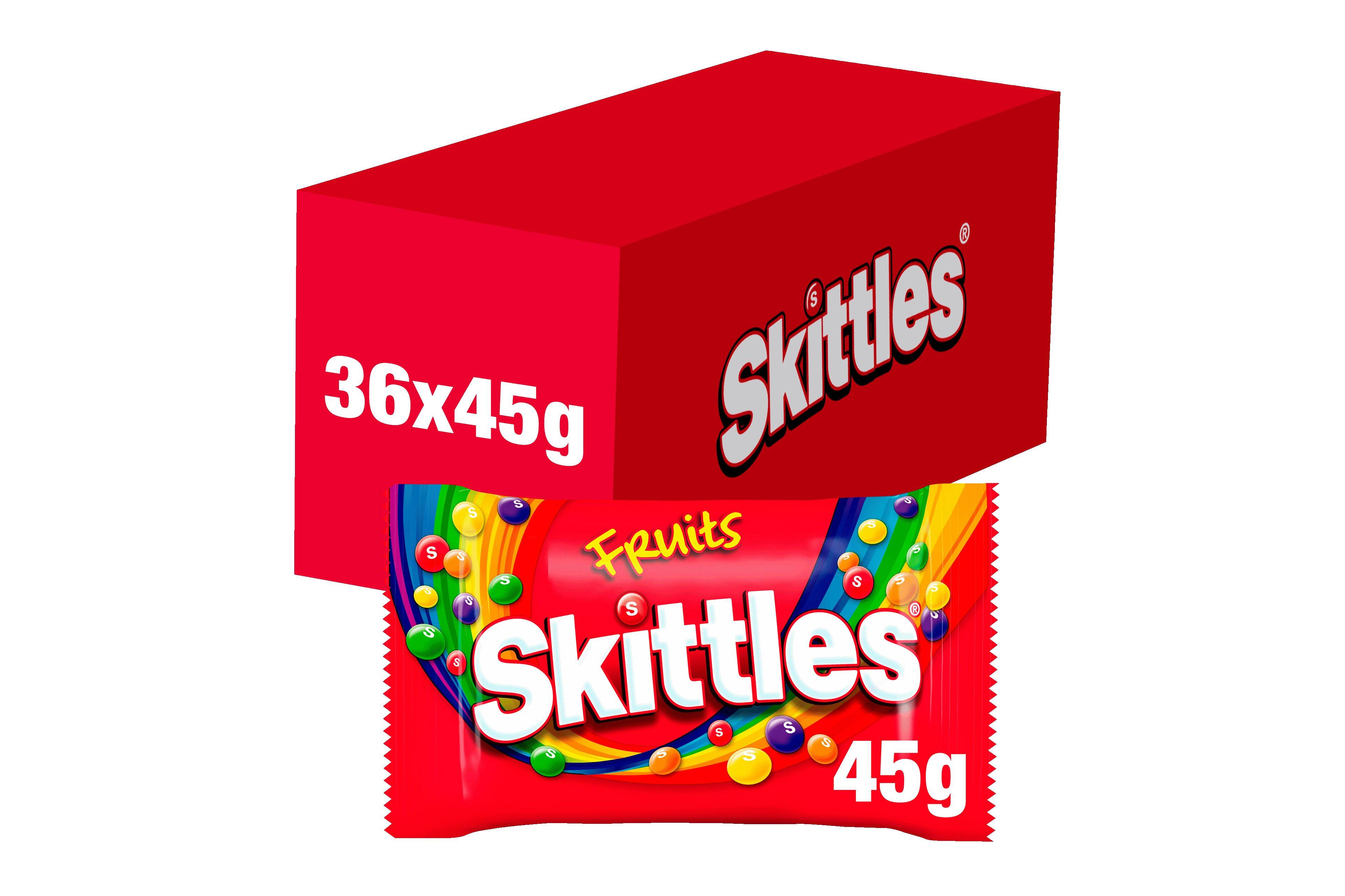 Skittles Chewy Sweets Bag Fruit Flavoured 45g