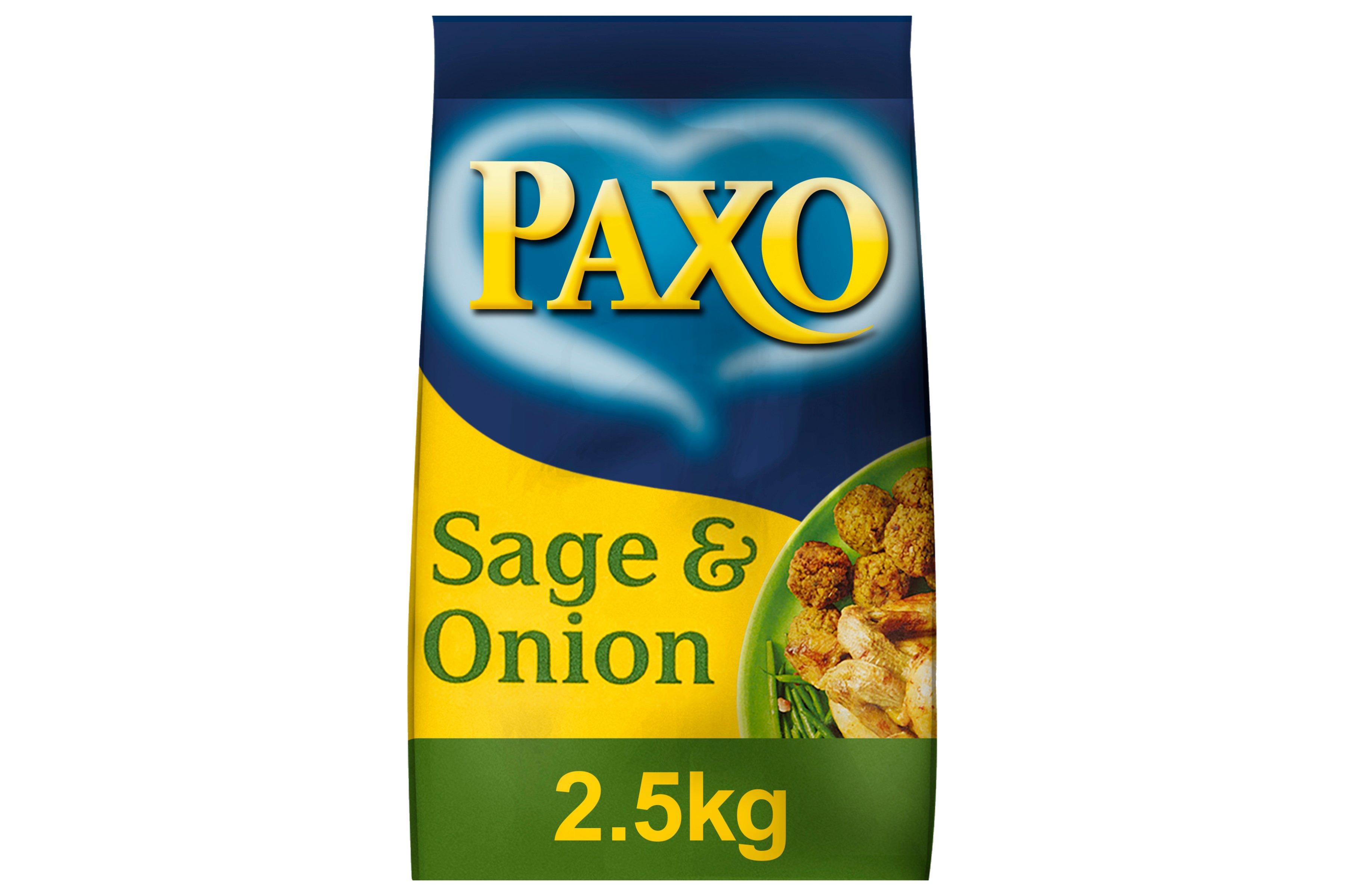Paxo Sage & Onion Stuffing Mix 2.5kg