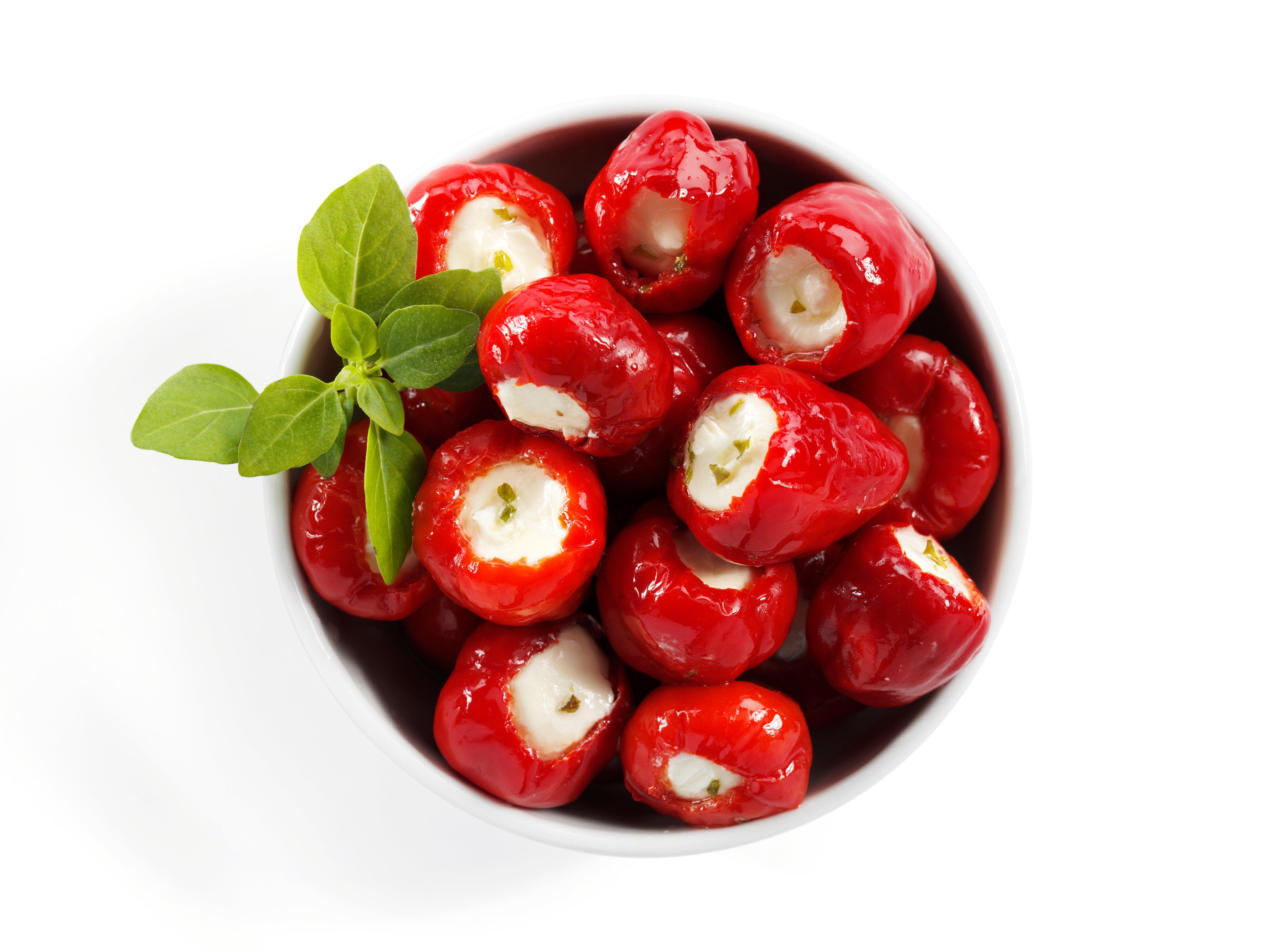Peppers Stuffed with Cream Cheese