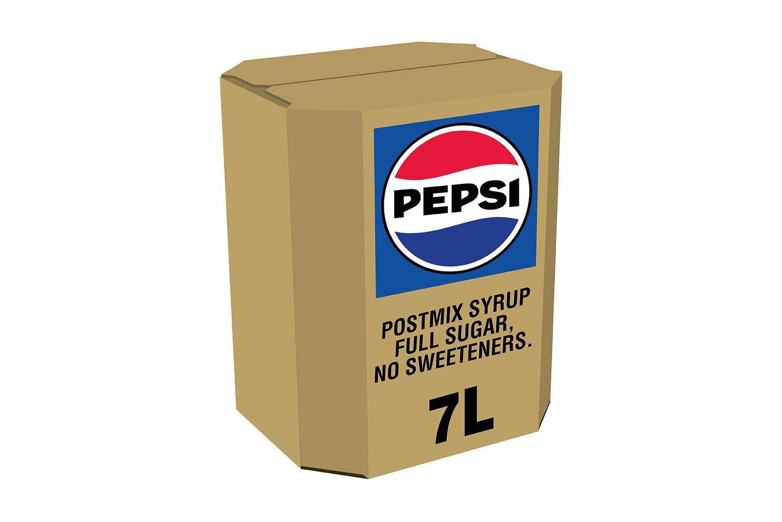 Pepsi Cola Postmix Syrup 7 Litres