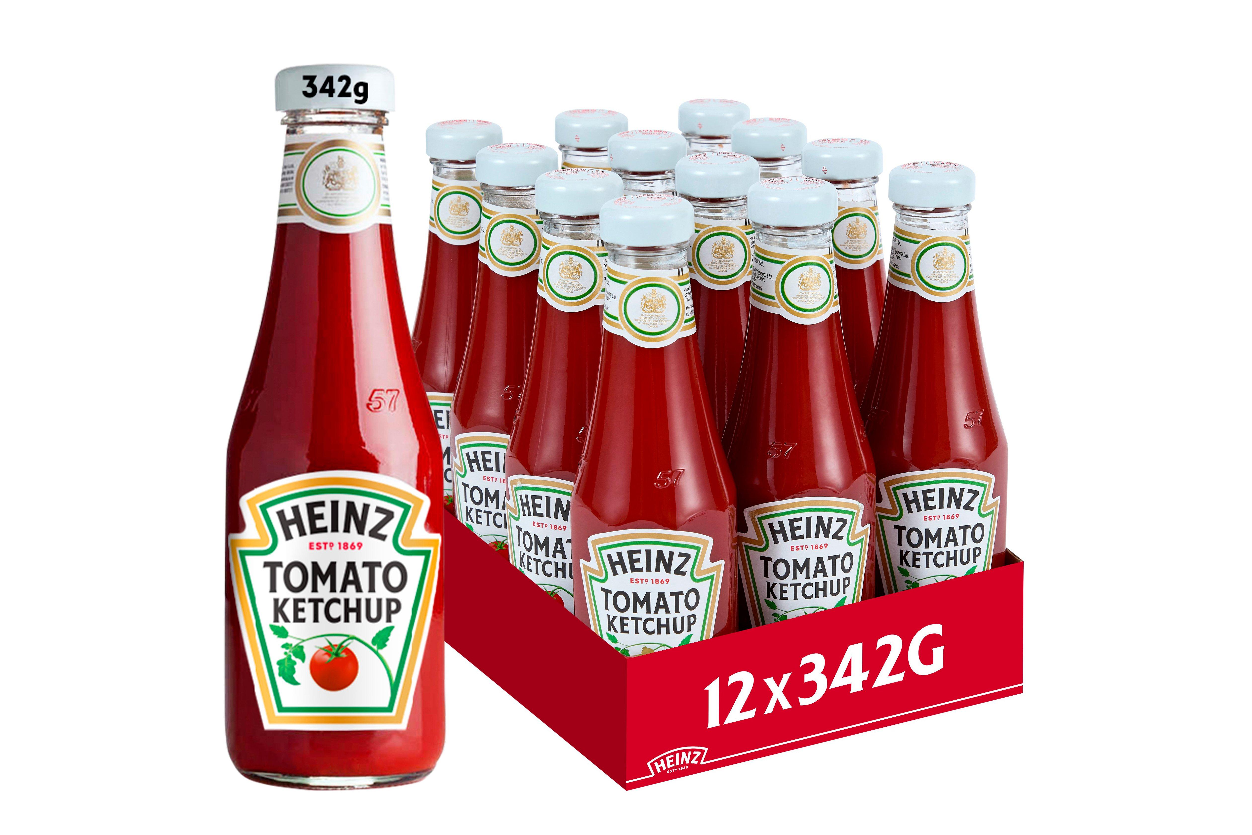 Heinz Tomato Ketchup Glass Bottle 342g