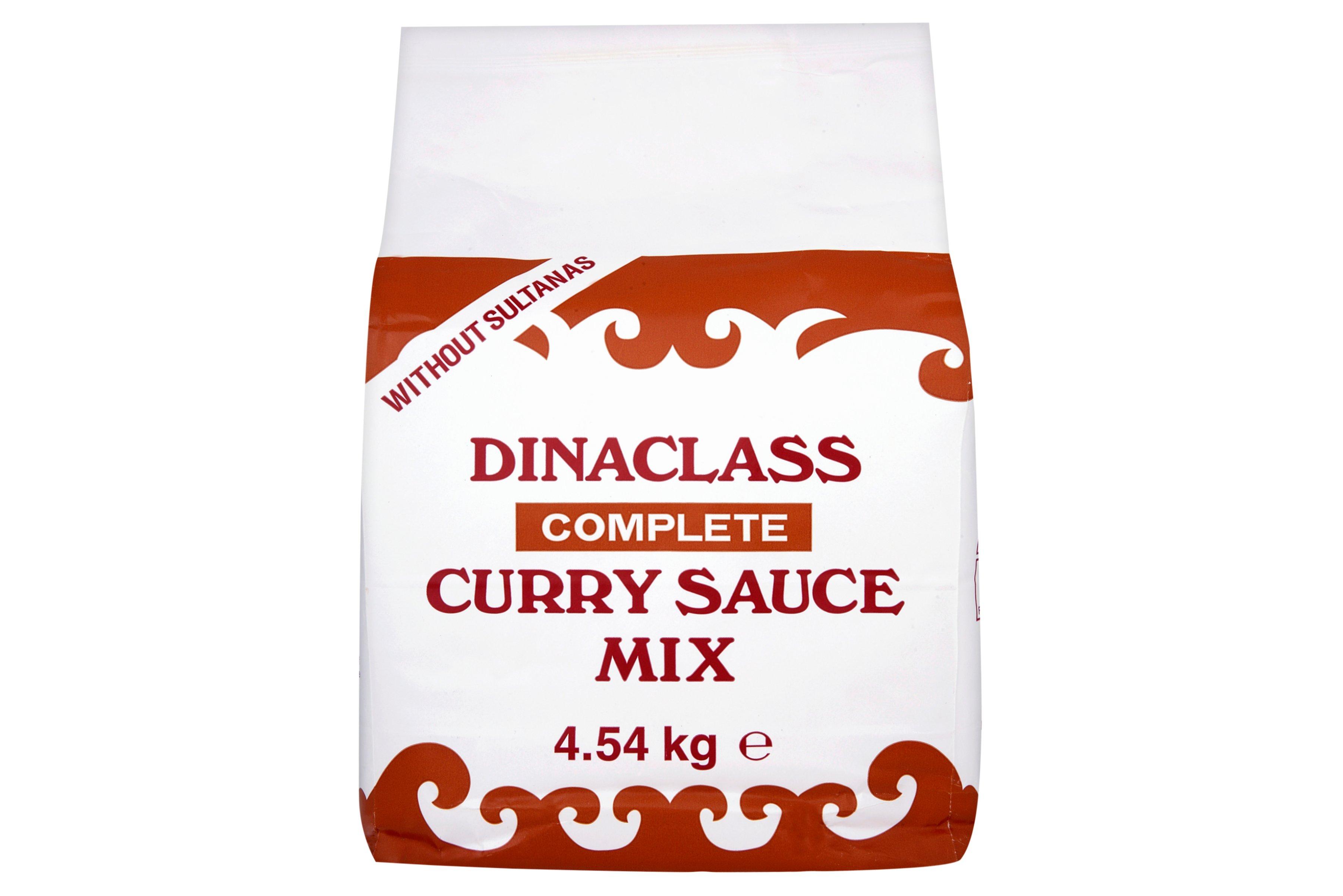 Dinaclass Complete Curry Sauce Mix without Sultanas 4.54kg