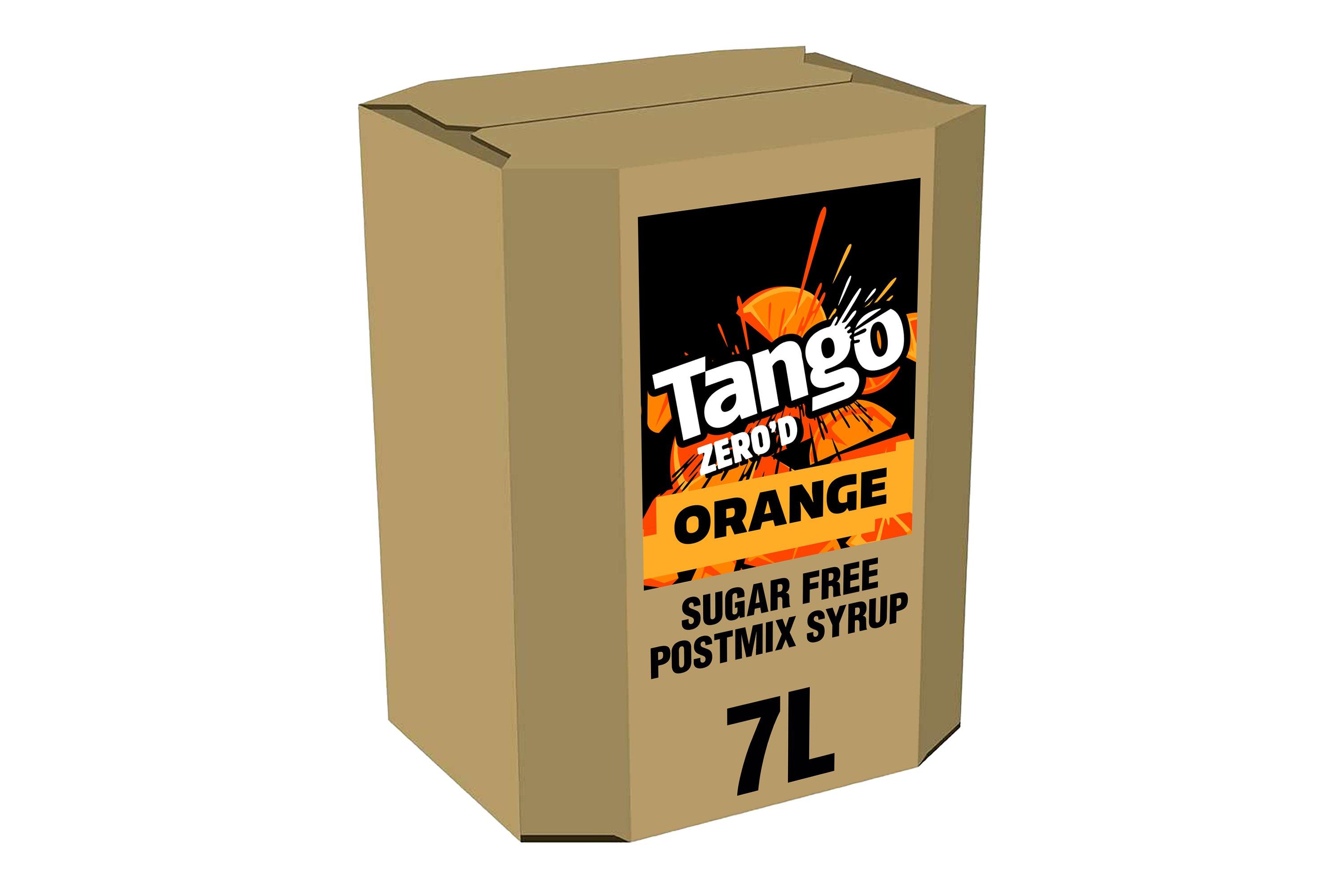 Tango Sugar Free Orange Postmix Syrup 7 Litres