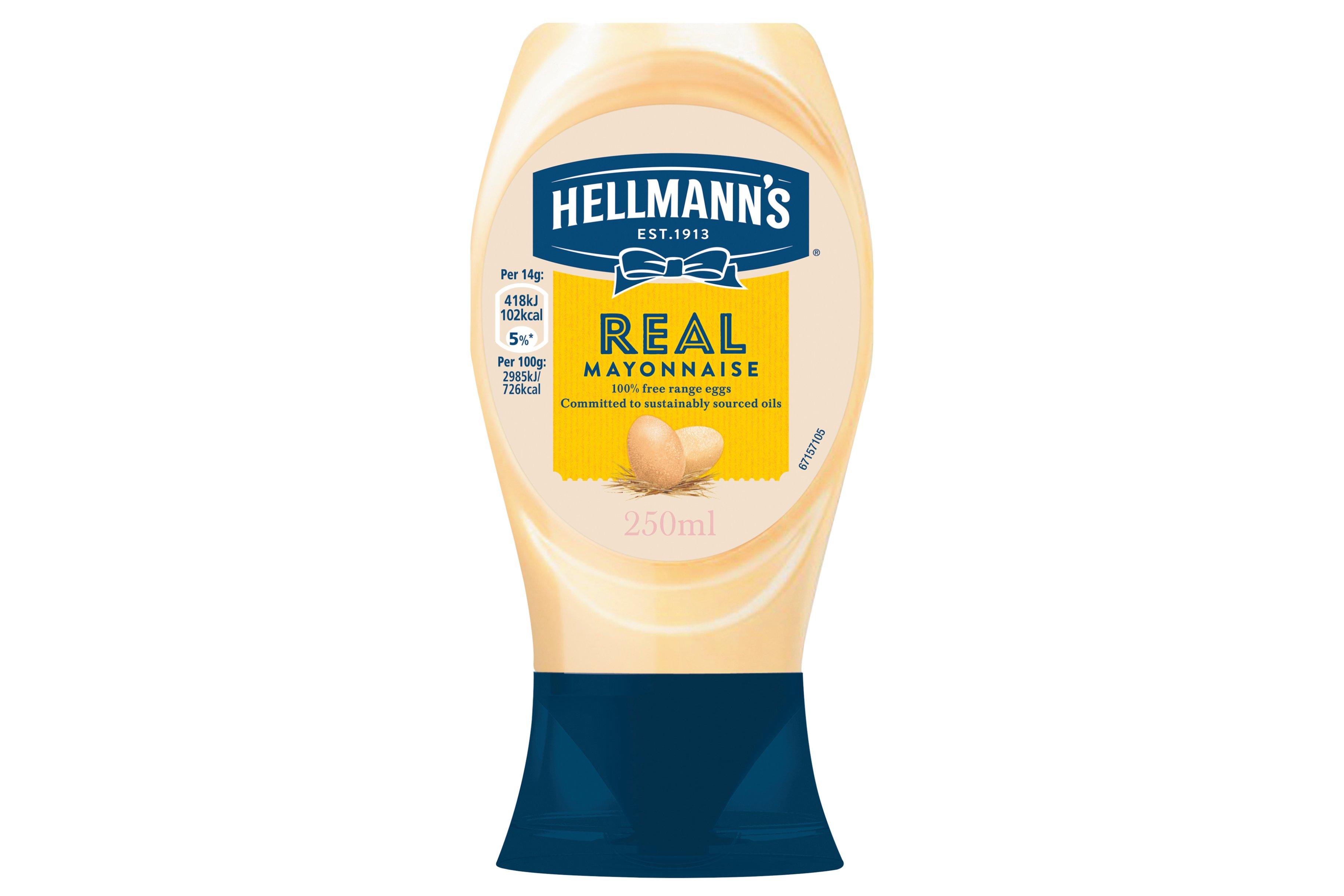 Hellmann's Real Squeezy Mayonnaise 250ml