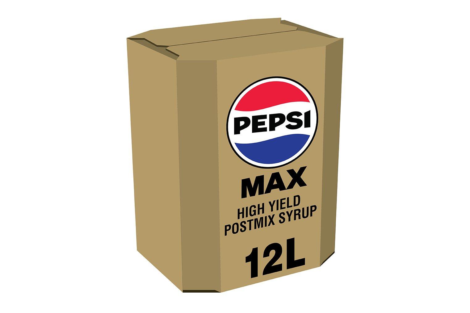Pepsi Max High Yield Postmix Syrup 12 Litres