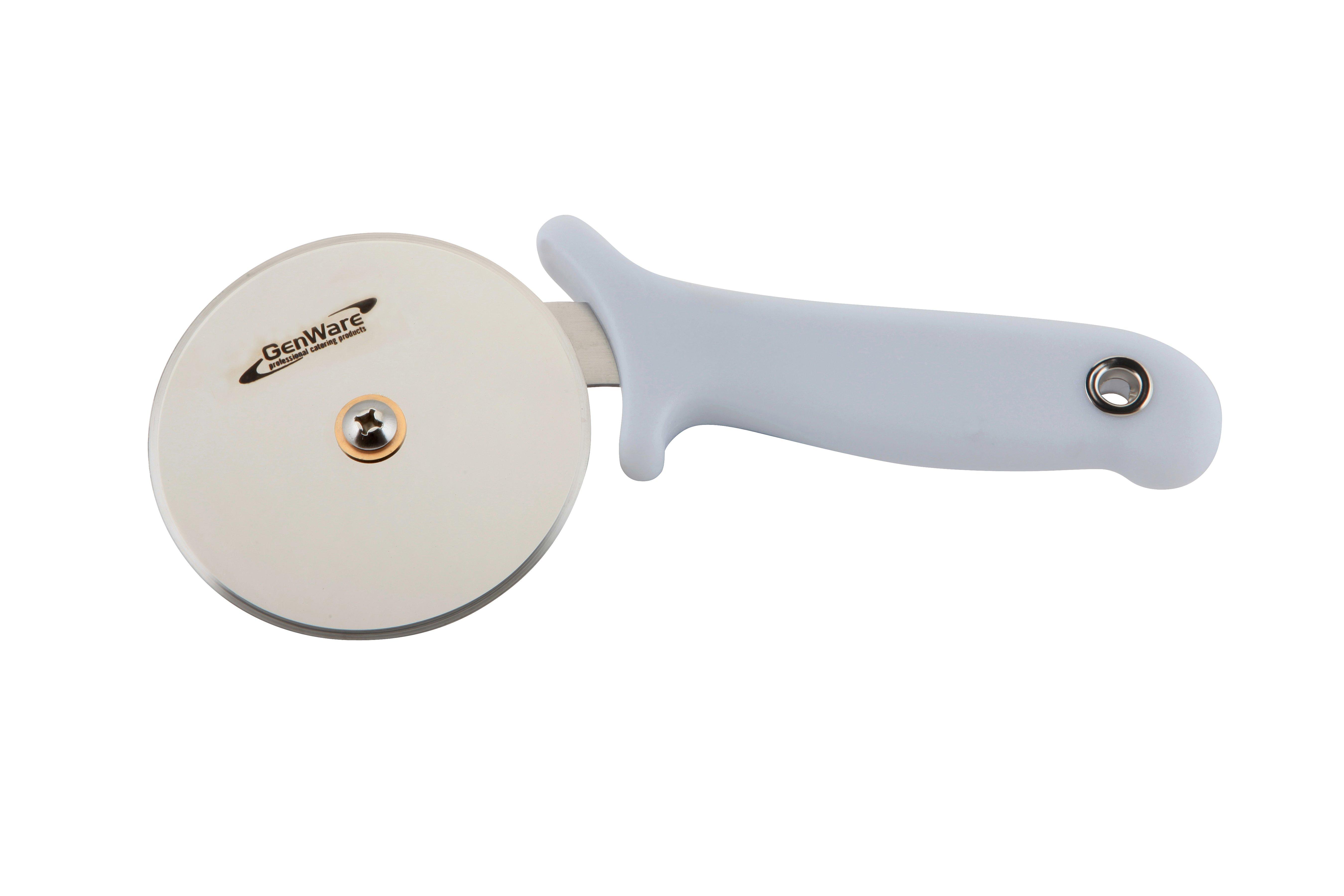 Genware Pizza Cutter White Handle