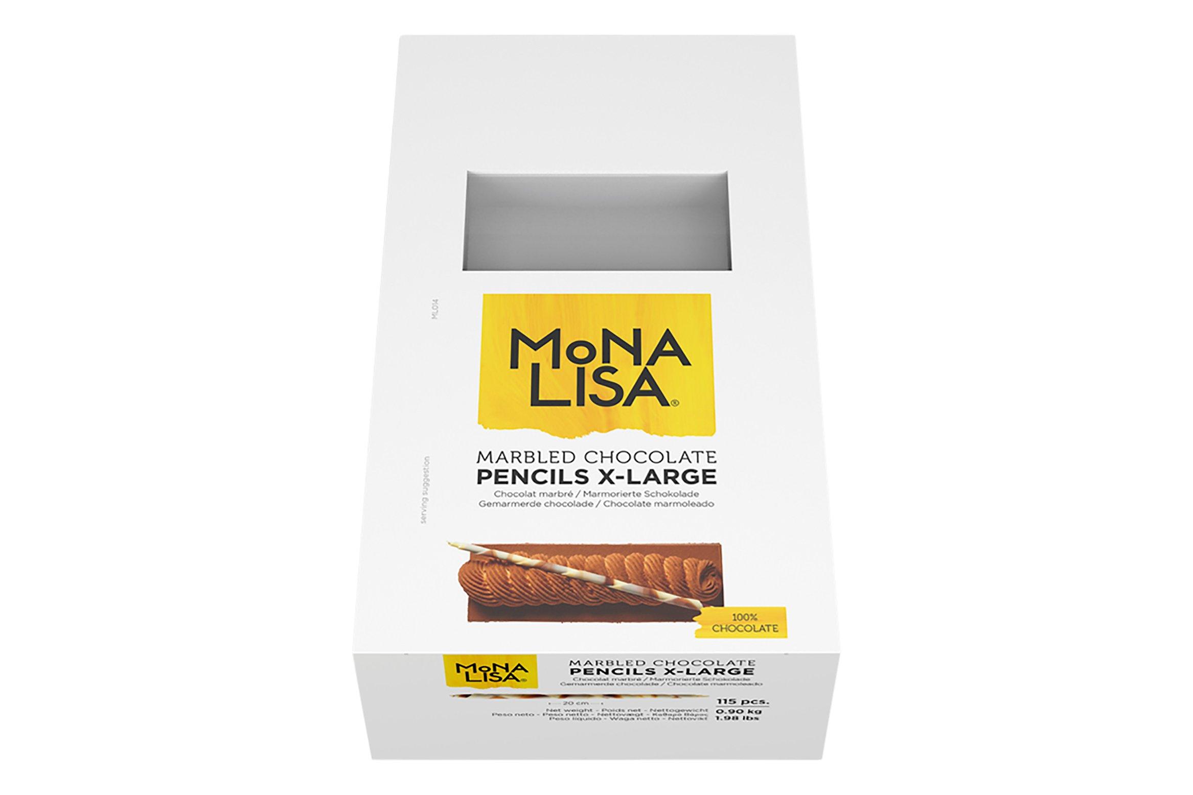 Mona Lisa Marbled Chocolate X-Large Pencils