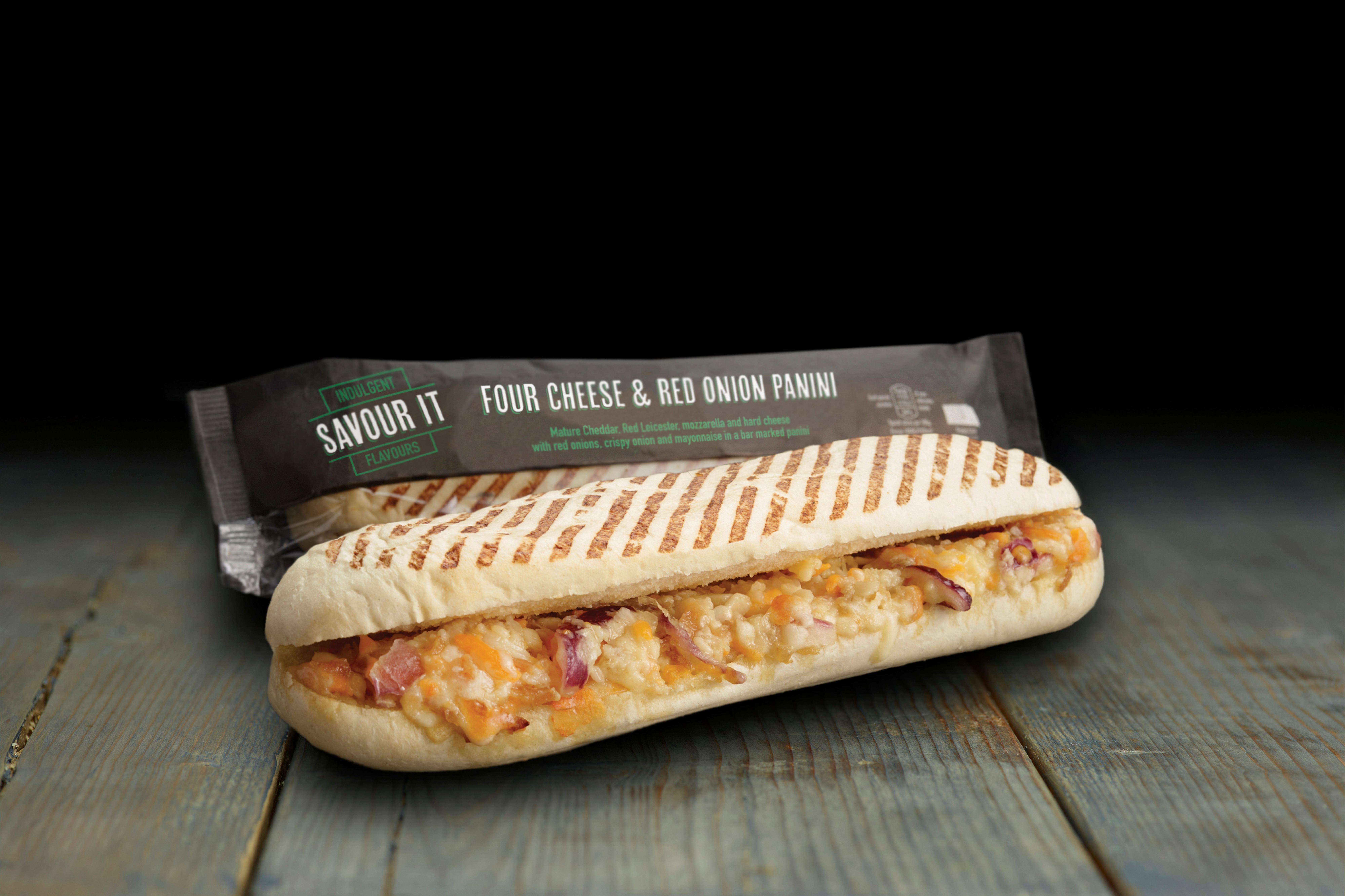 Country Choice Four Cheese & Red Onion Panini