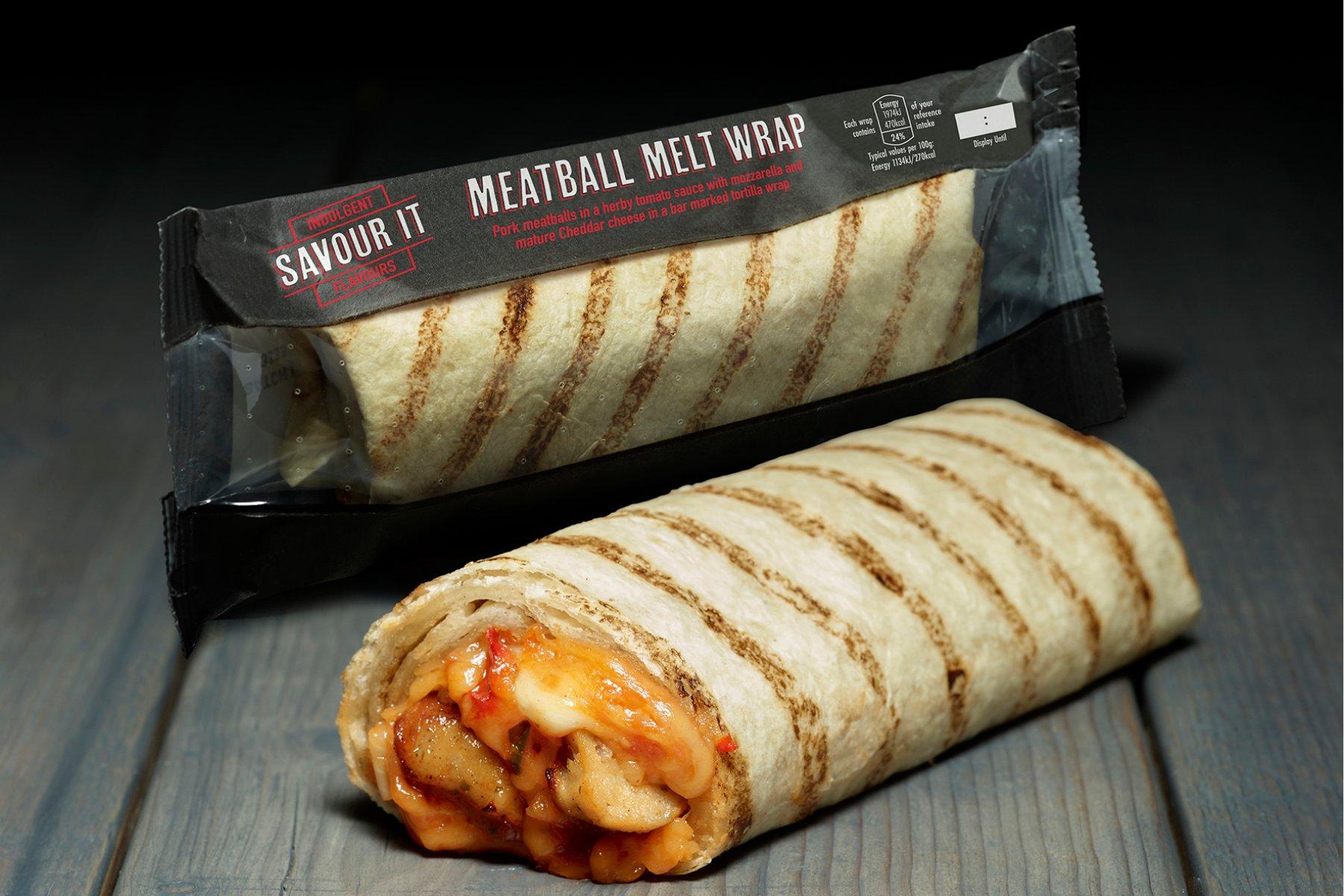 Country Choice Meatball Melt Wrap