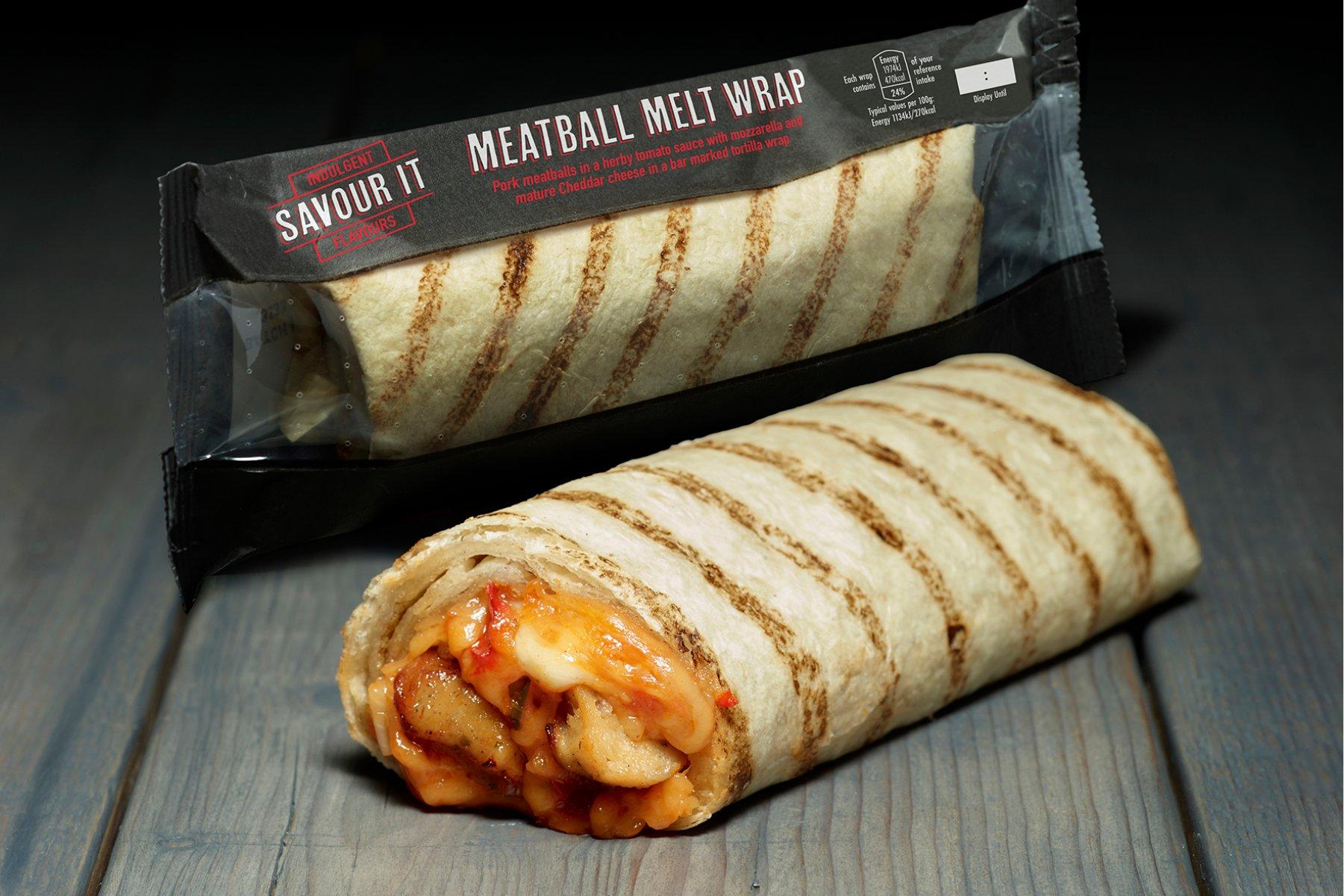 Country Choice Meatball Melt Wrap