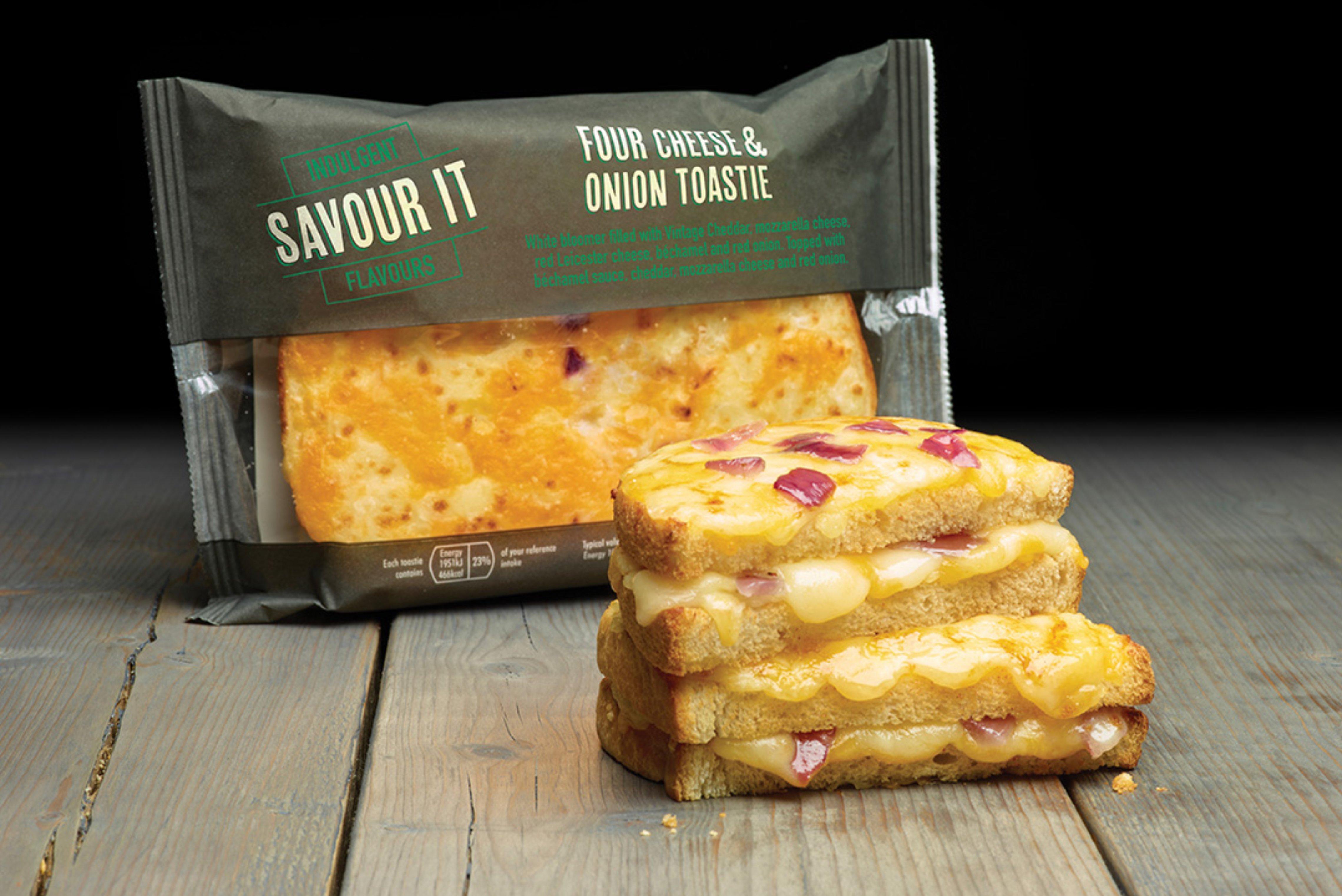 Country Choice Four Cheese and Onion Toastie