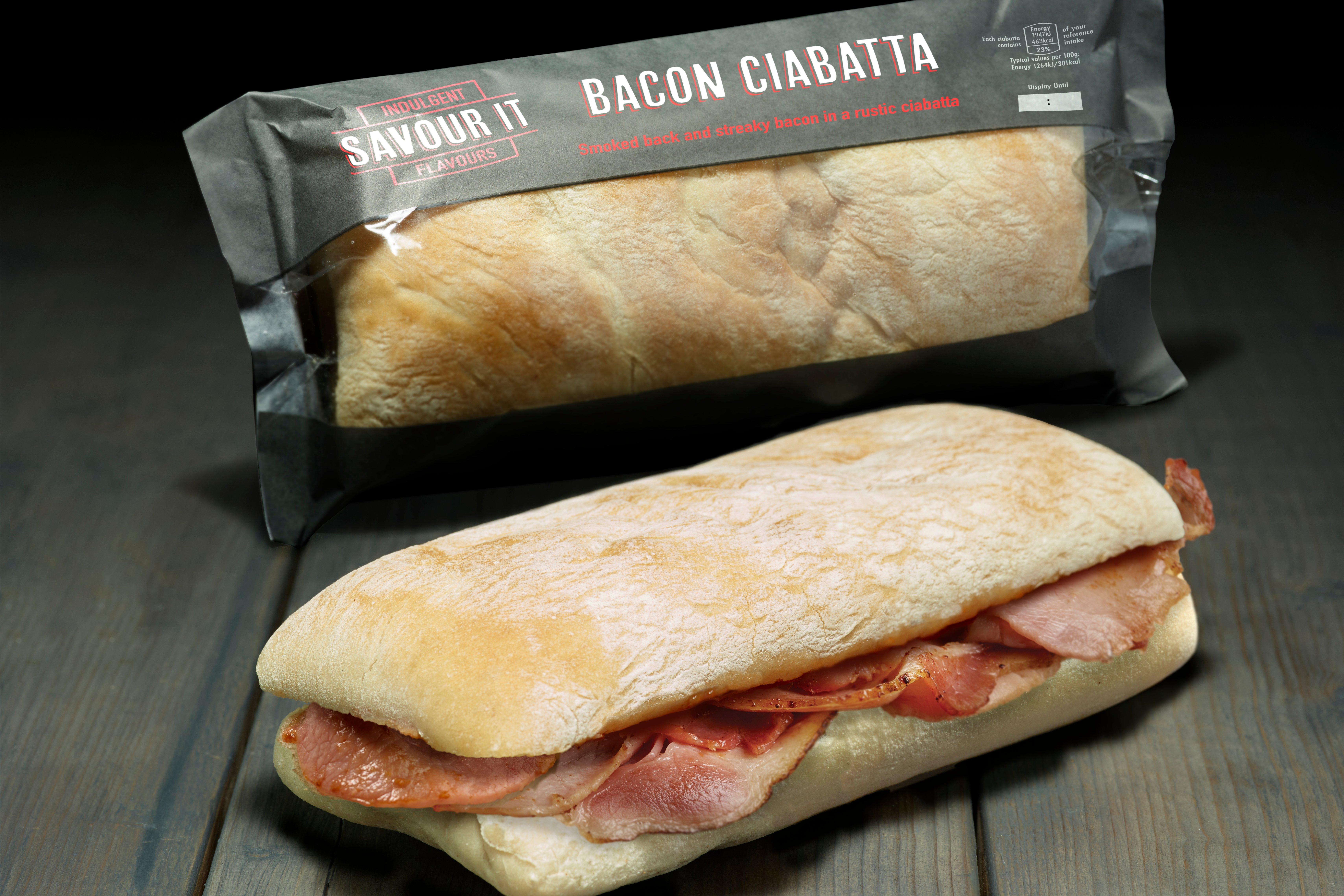 Country Choice Bacon Ciabatta