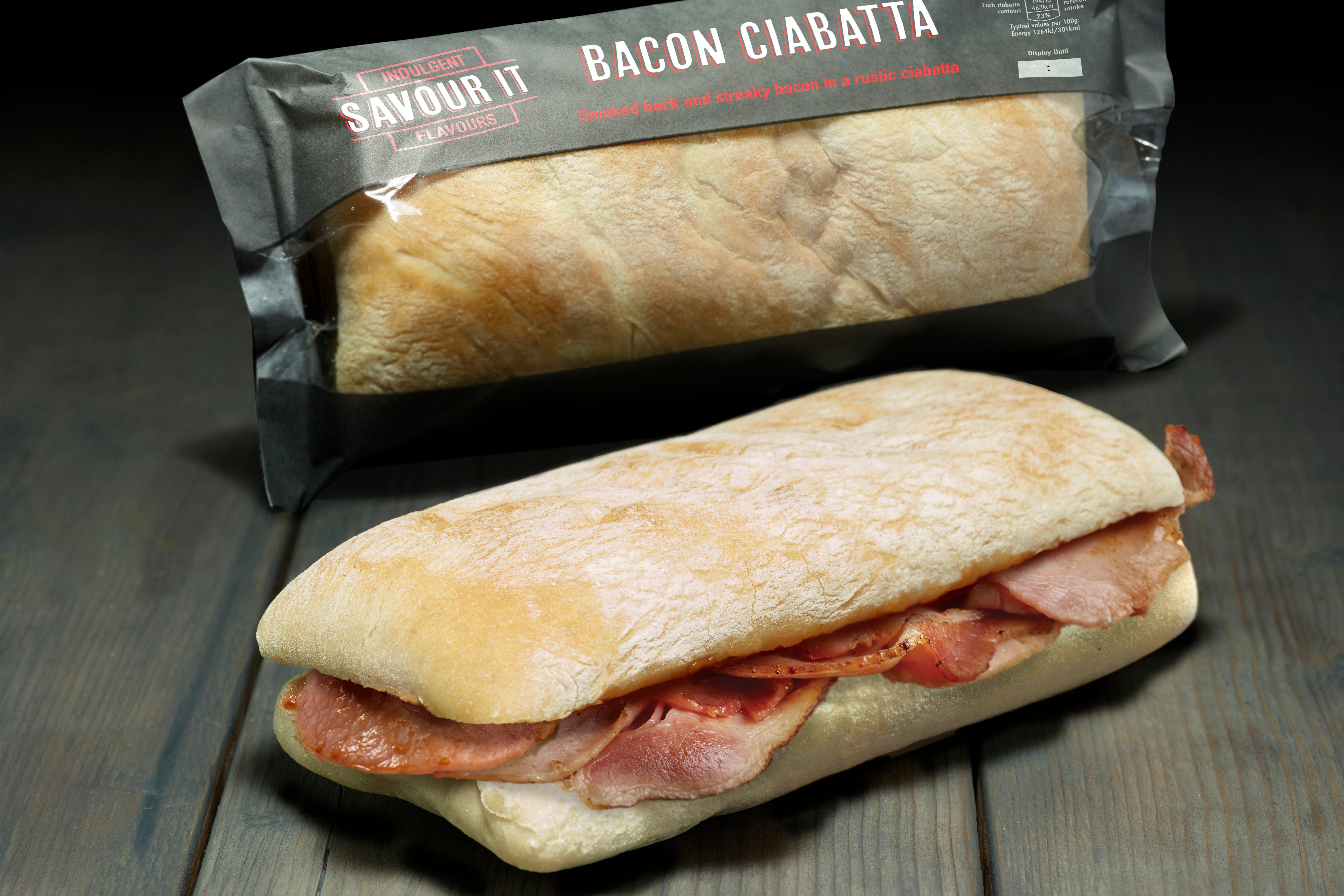 Country Choice Bacon Ciabatta