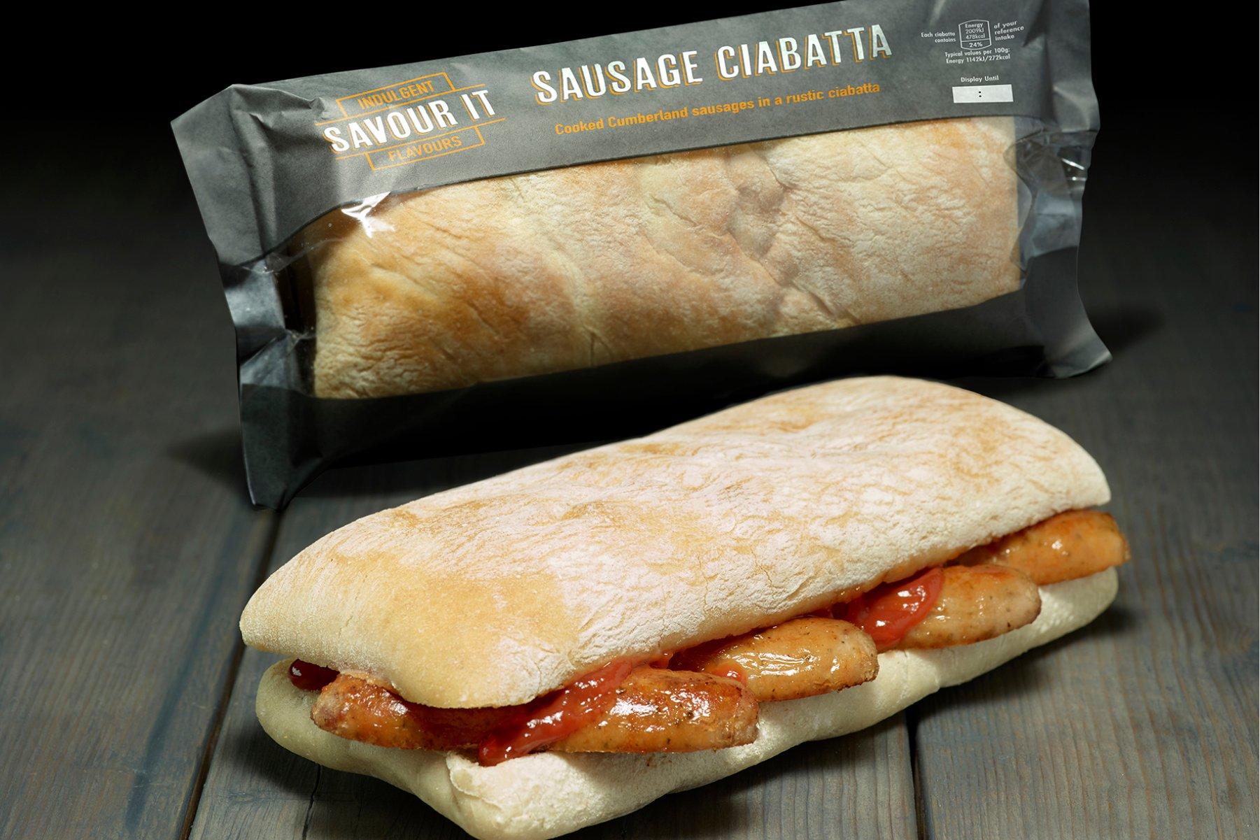 Country Choice Sausage Ciabatta