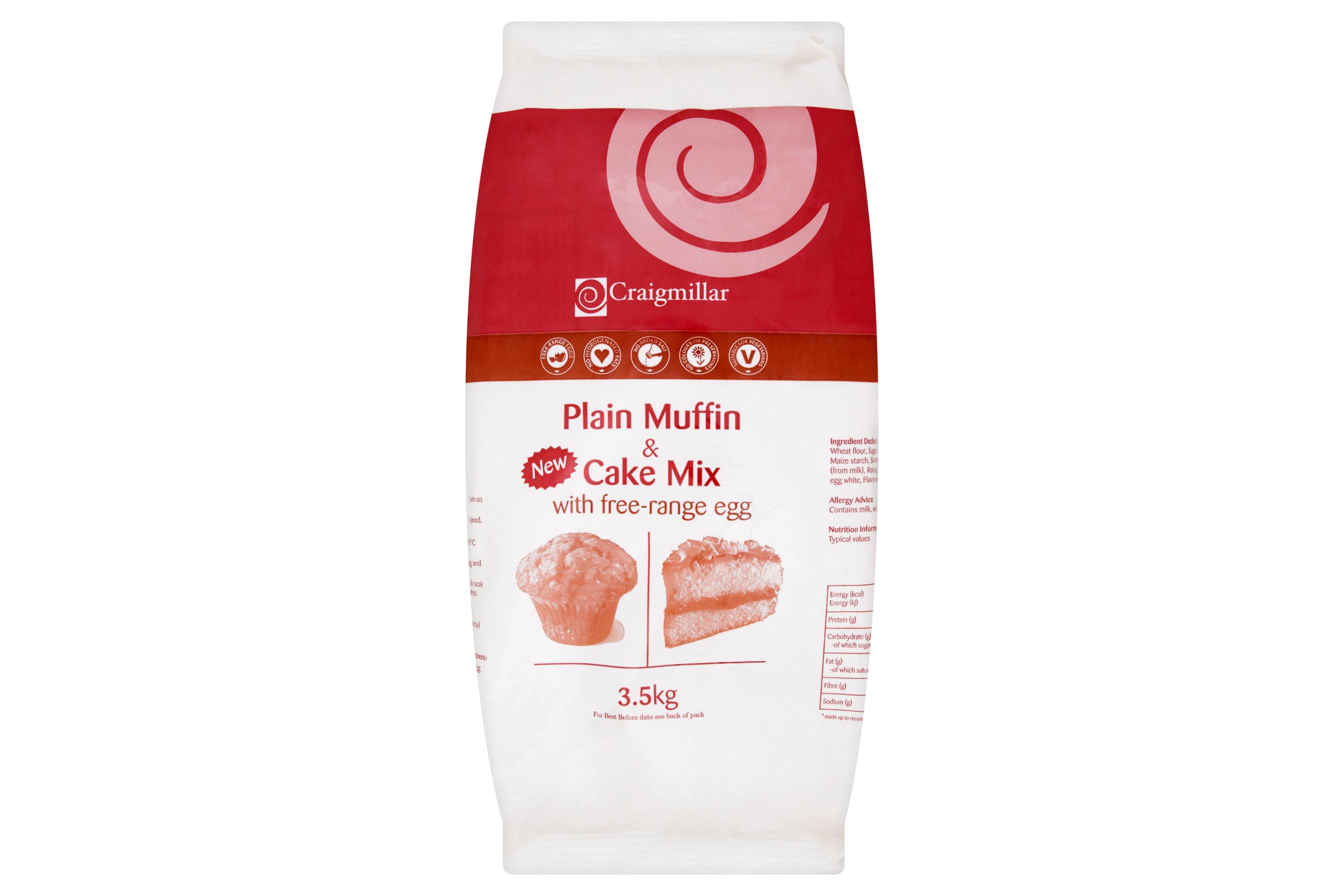 Craigmillar Plain Muffin & Cake Mix 3.5kg