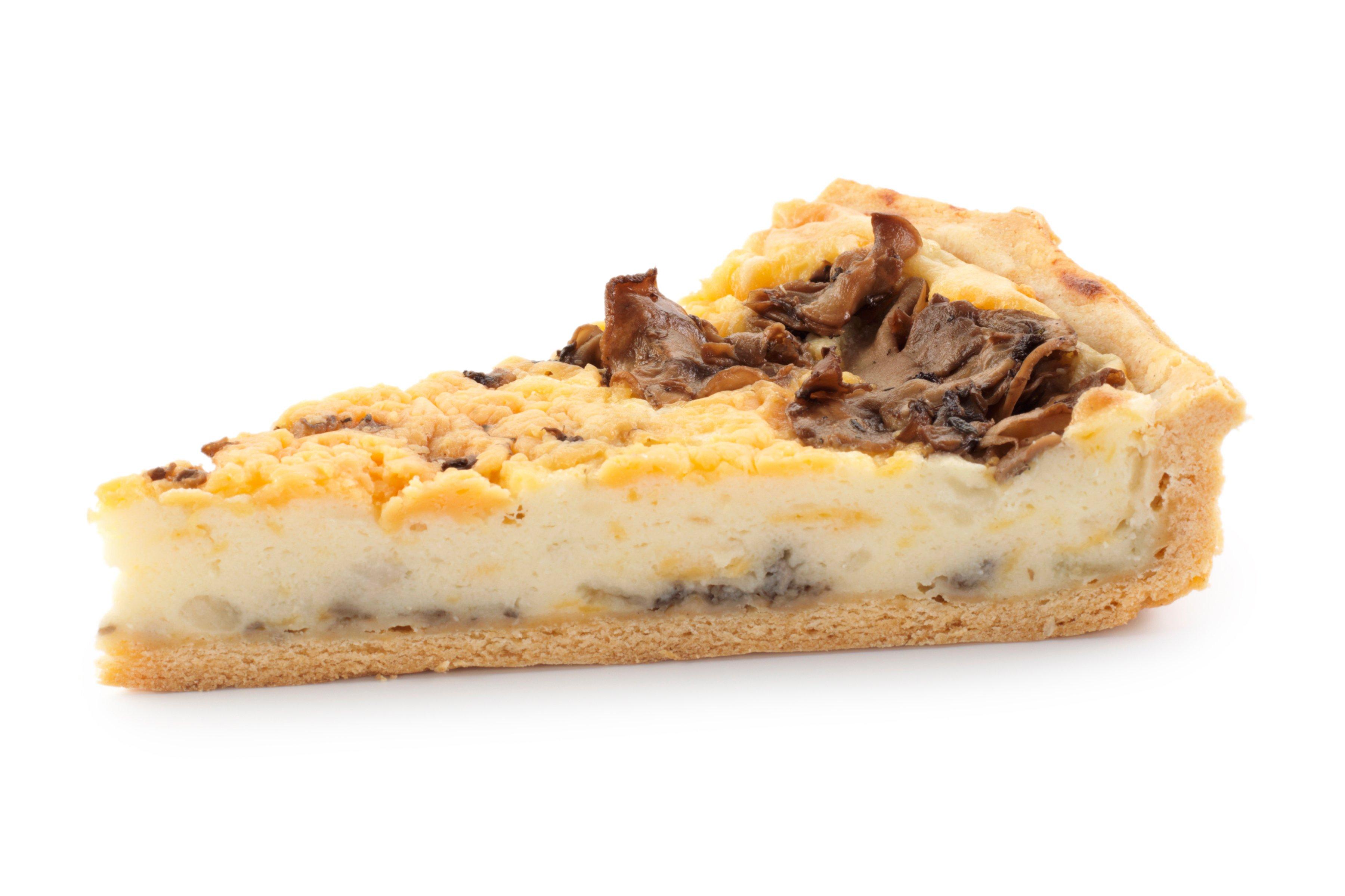 Sysco Classic 10" Baked Roast Mushroom Quiche