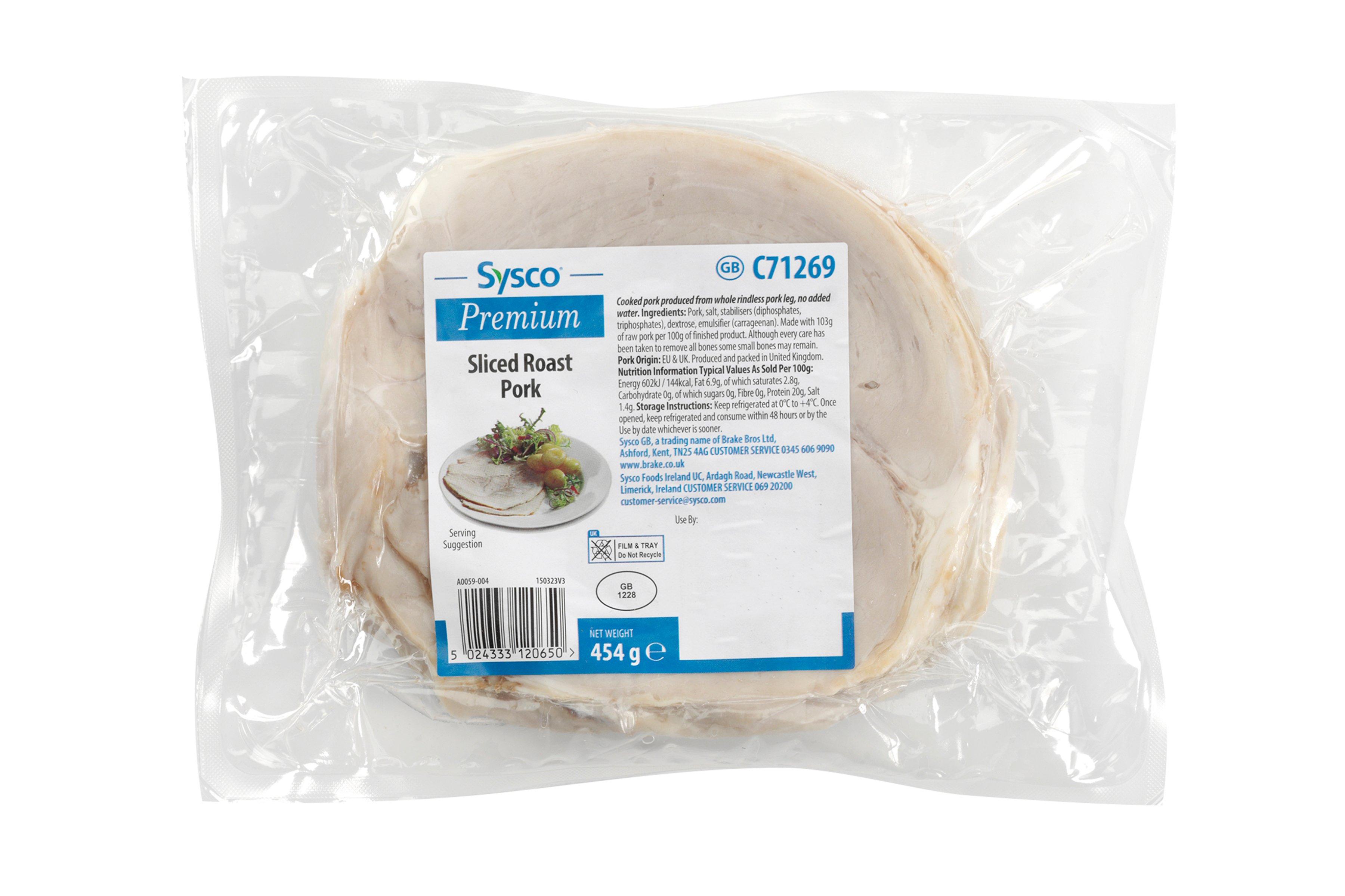 Sysco Premium Sliced Roast Pork