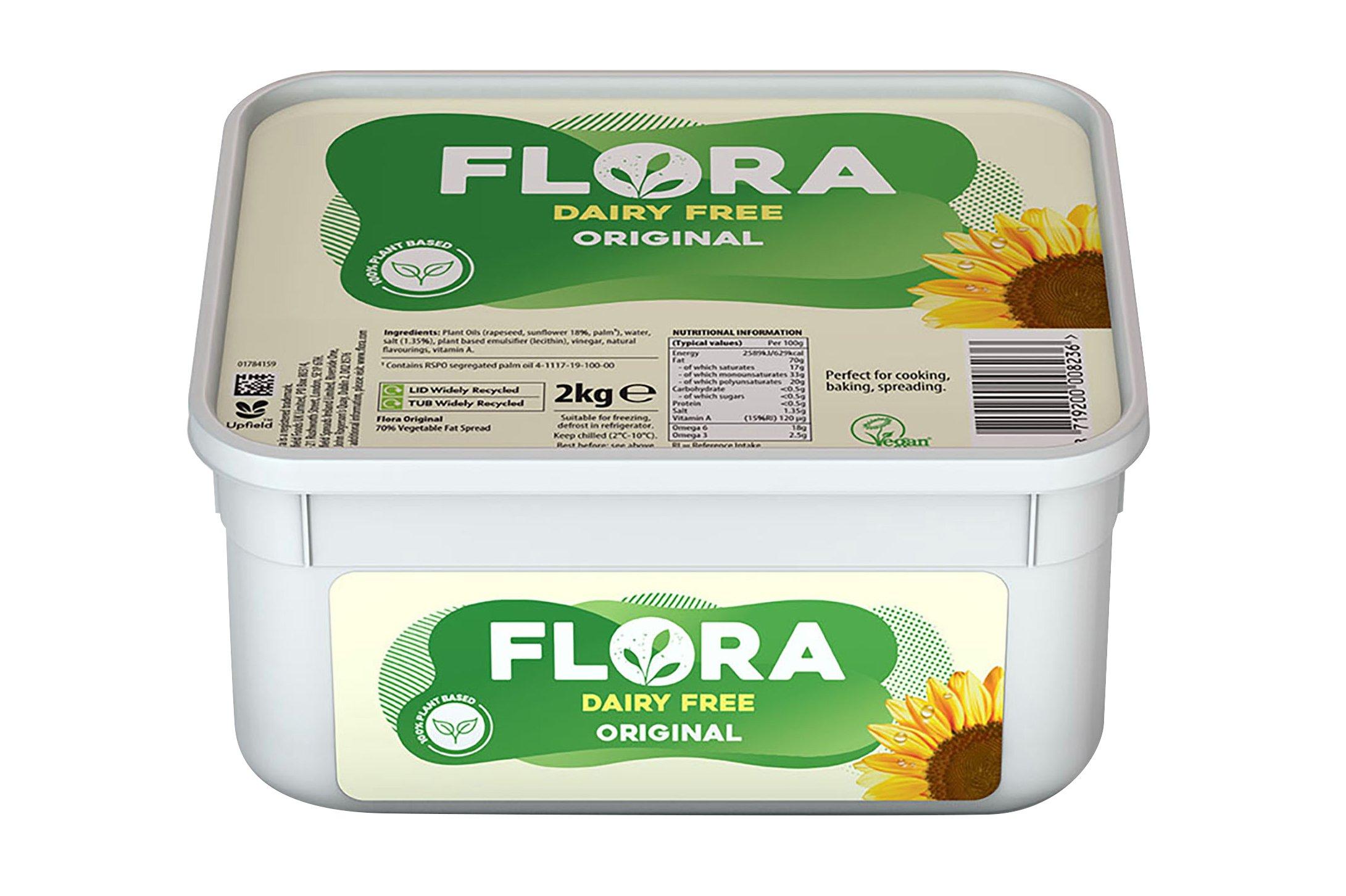 Flora Original 70% Fat Dairy-free Butter Alternative, 2kg