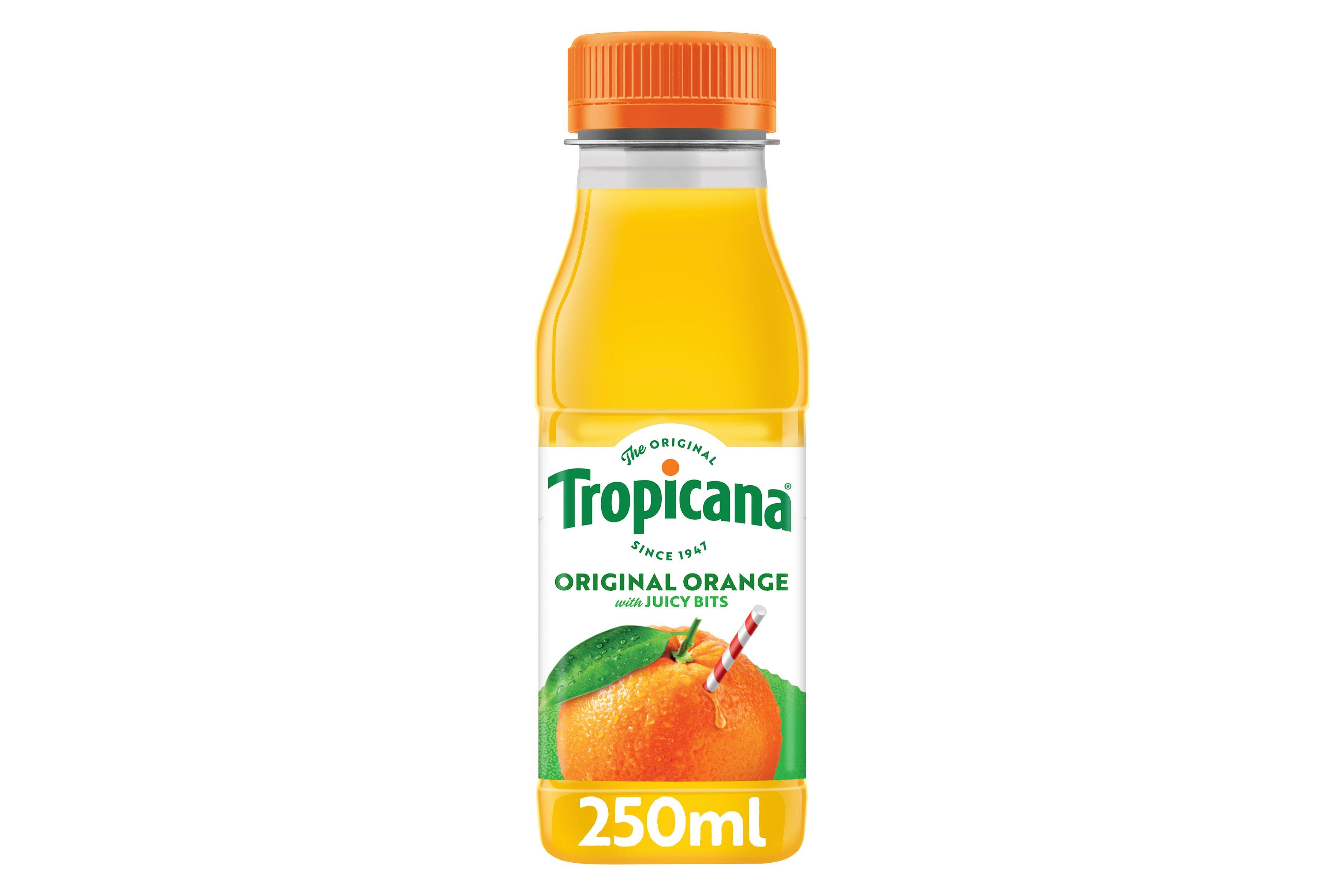 Tropicana Original Orange Fruit Juice with Bits 250ml