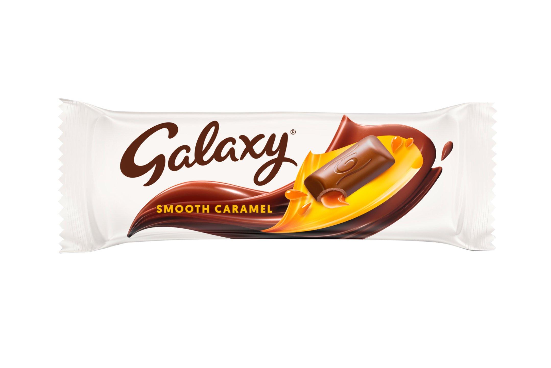 Galaxy Smooth Milk Chocolate Bar Caramel 48g