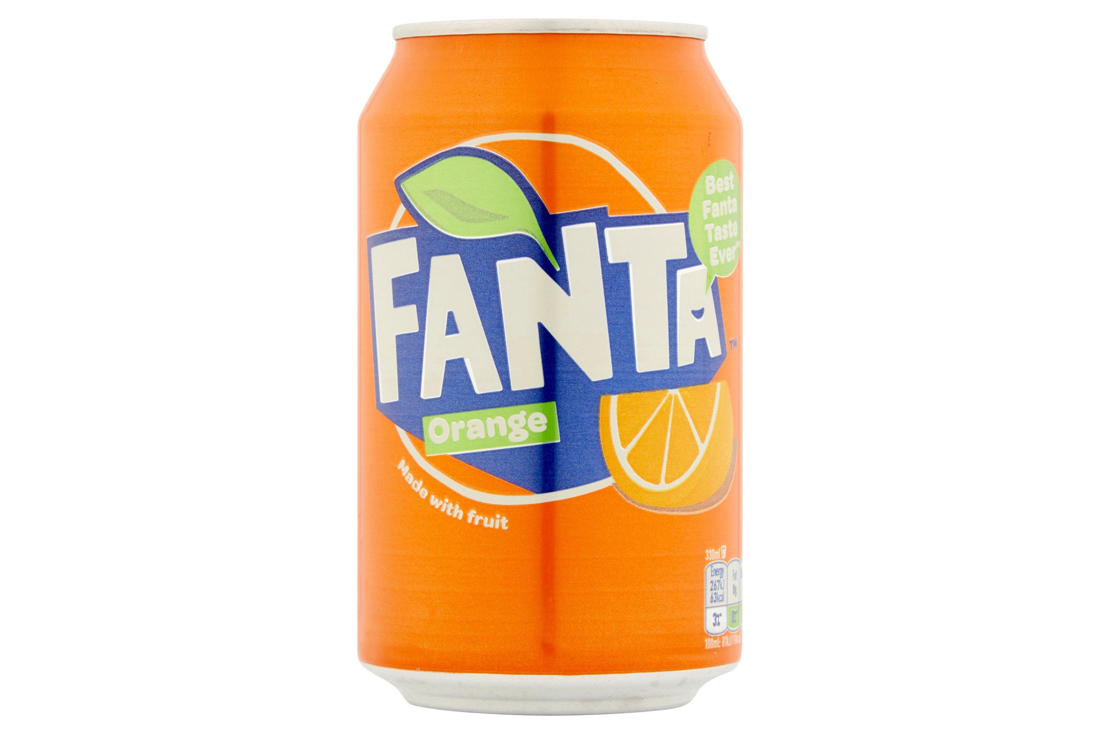 Fanta Orange 330ml Can