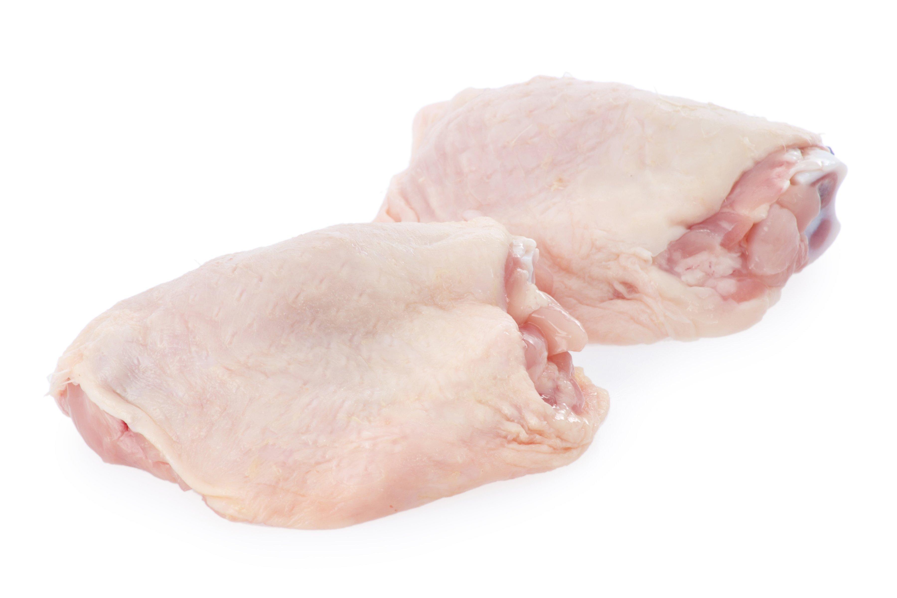 Prime Meats British Red Tractor Skin On and Bone In Oyster Cut Chicken Thighs