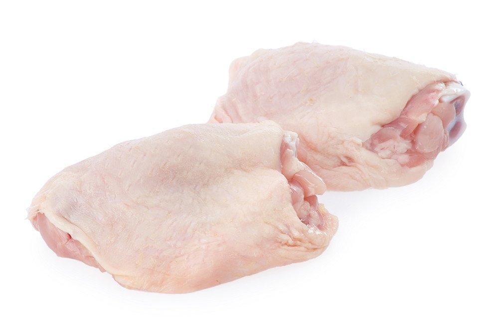 Prime Meats British Red Tractor Skin On and Bone In Oyster Cut Chicken Thighs