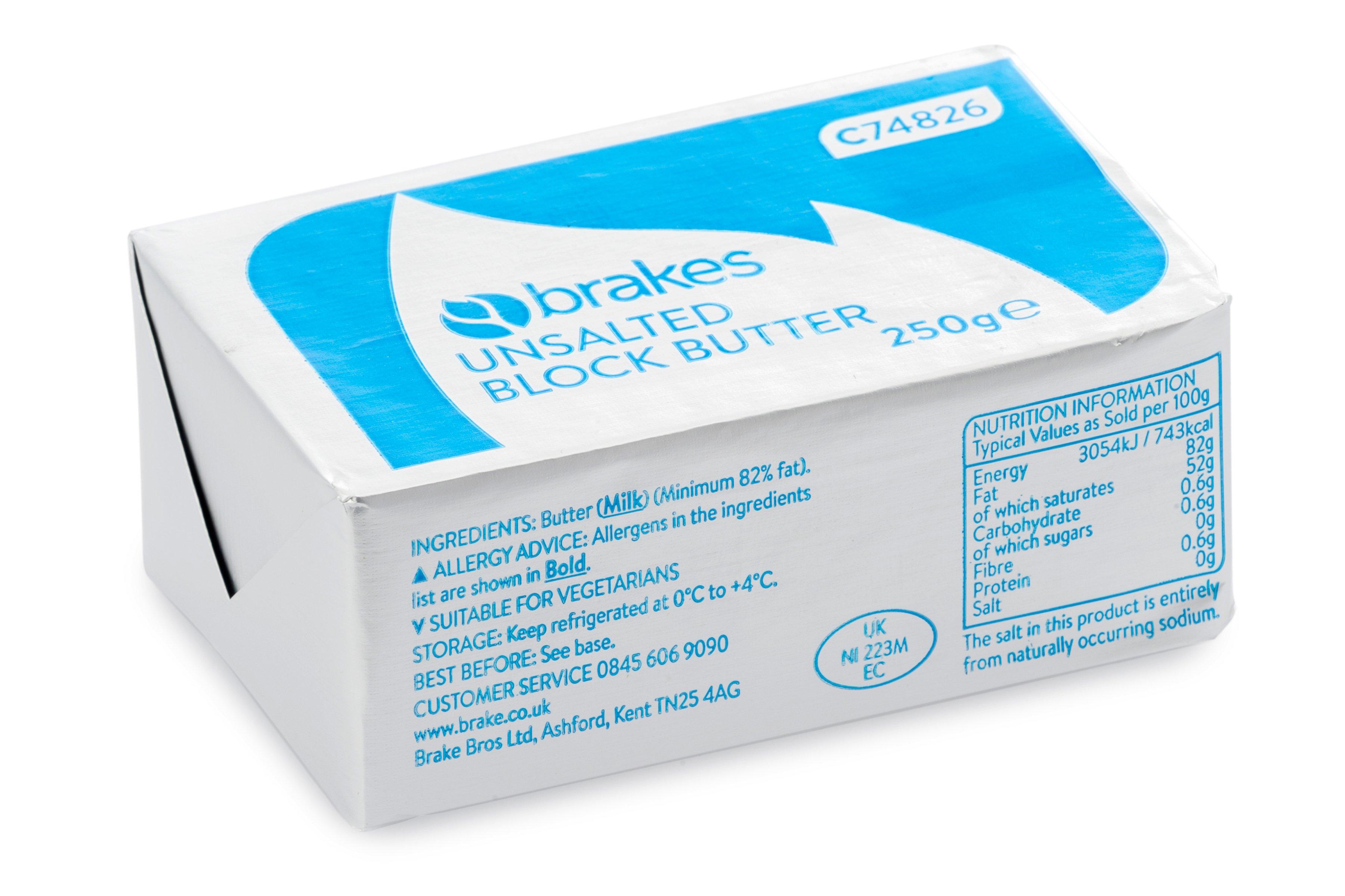 Brakes Unsalted Butter