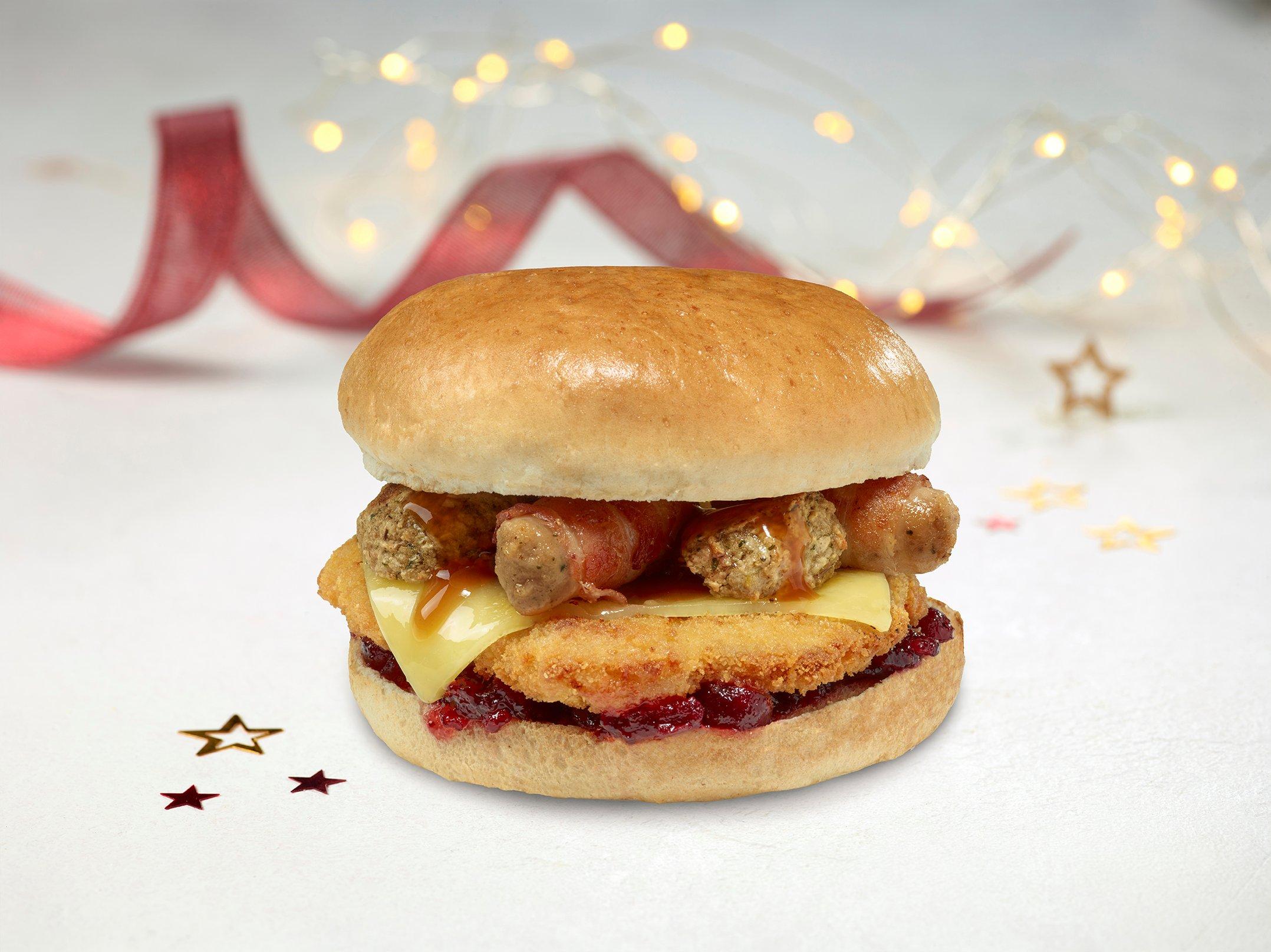 Christmas Turkey Burger