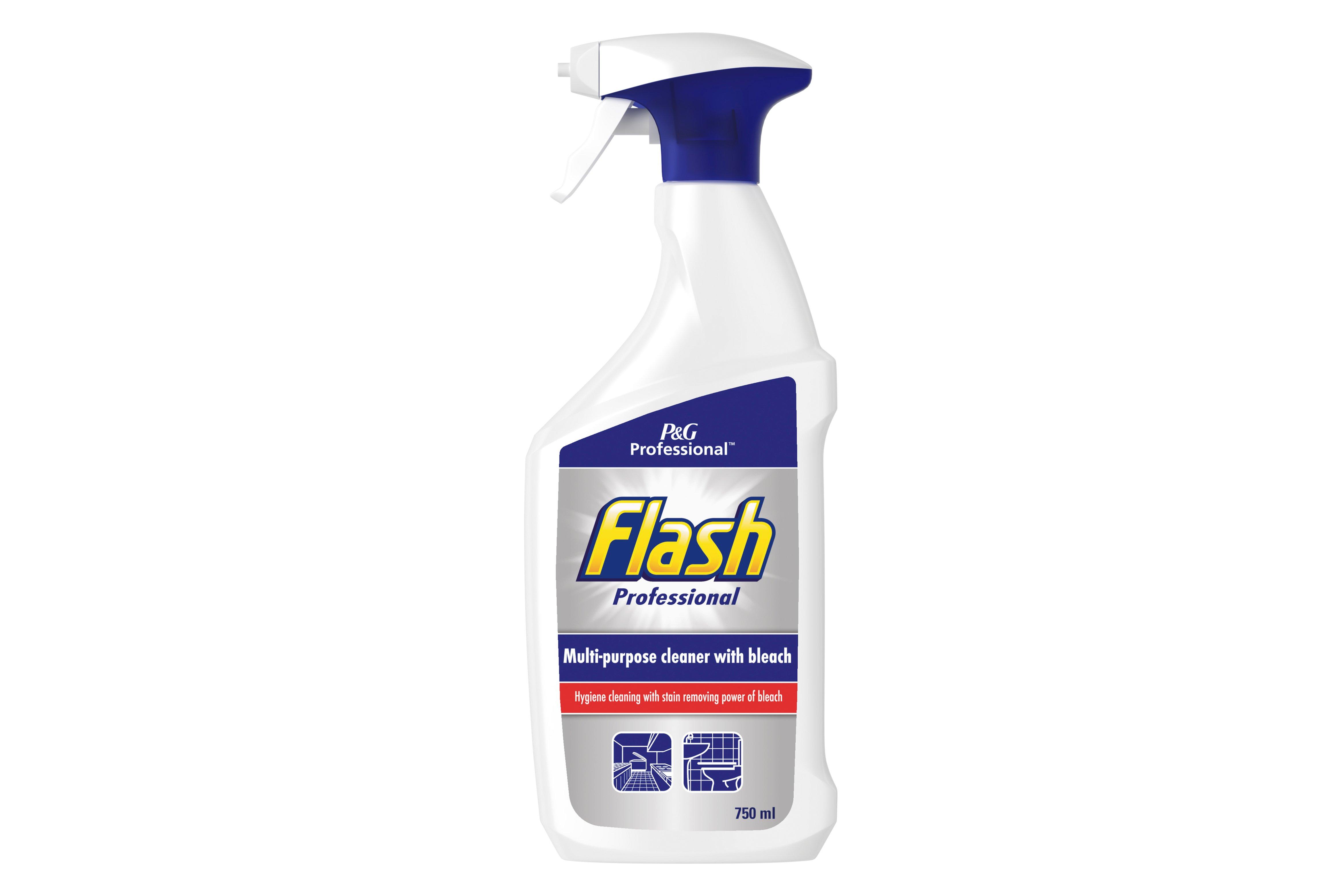 Flash Professional Multi-Purpose Cleaner With Bleach 10x750ml