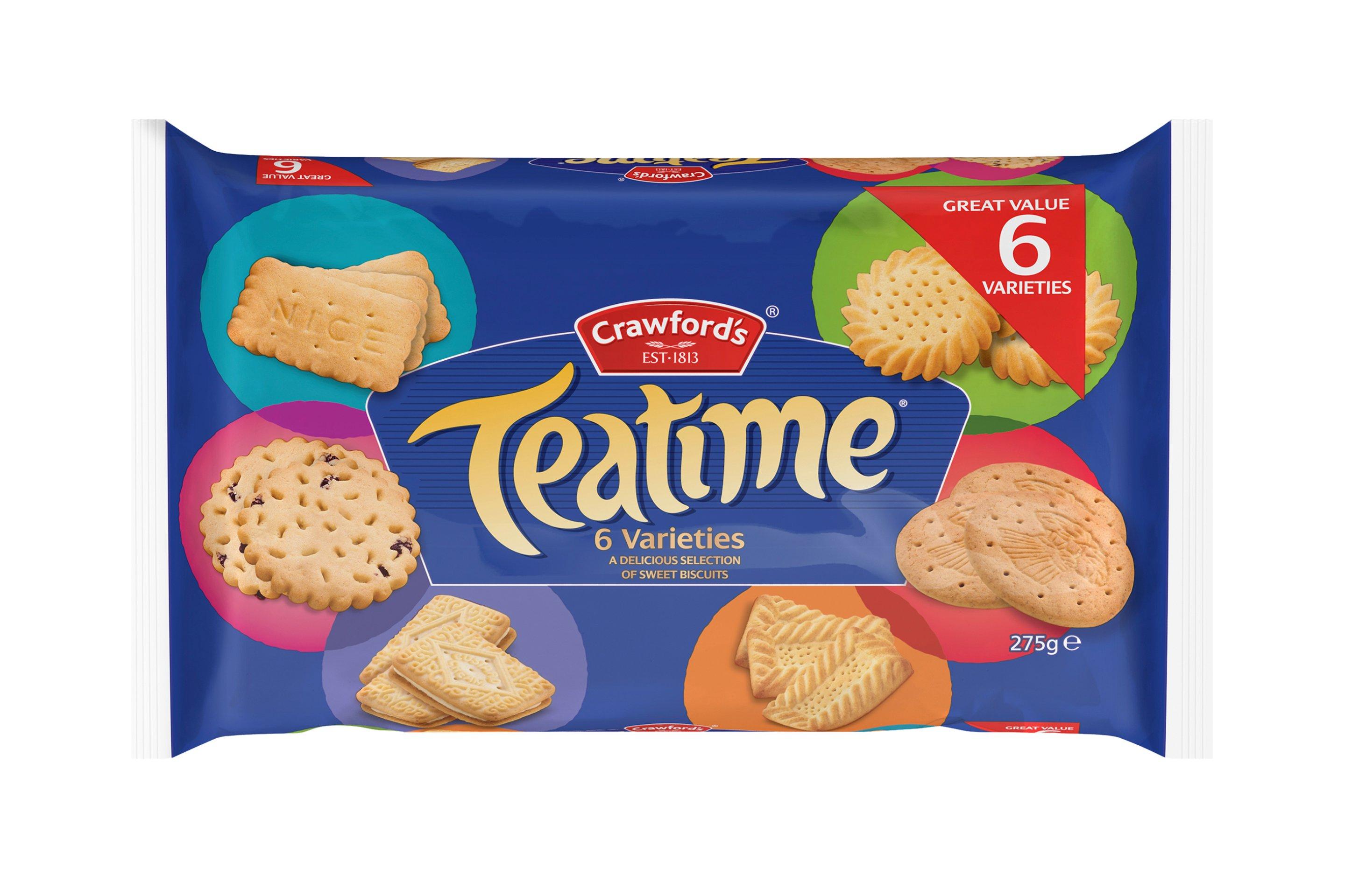 Crawford's Teatime Biscuits Assortment Selection 275g
