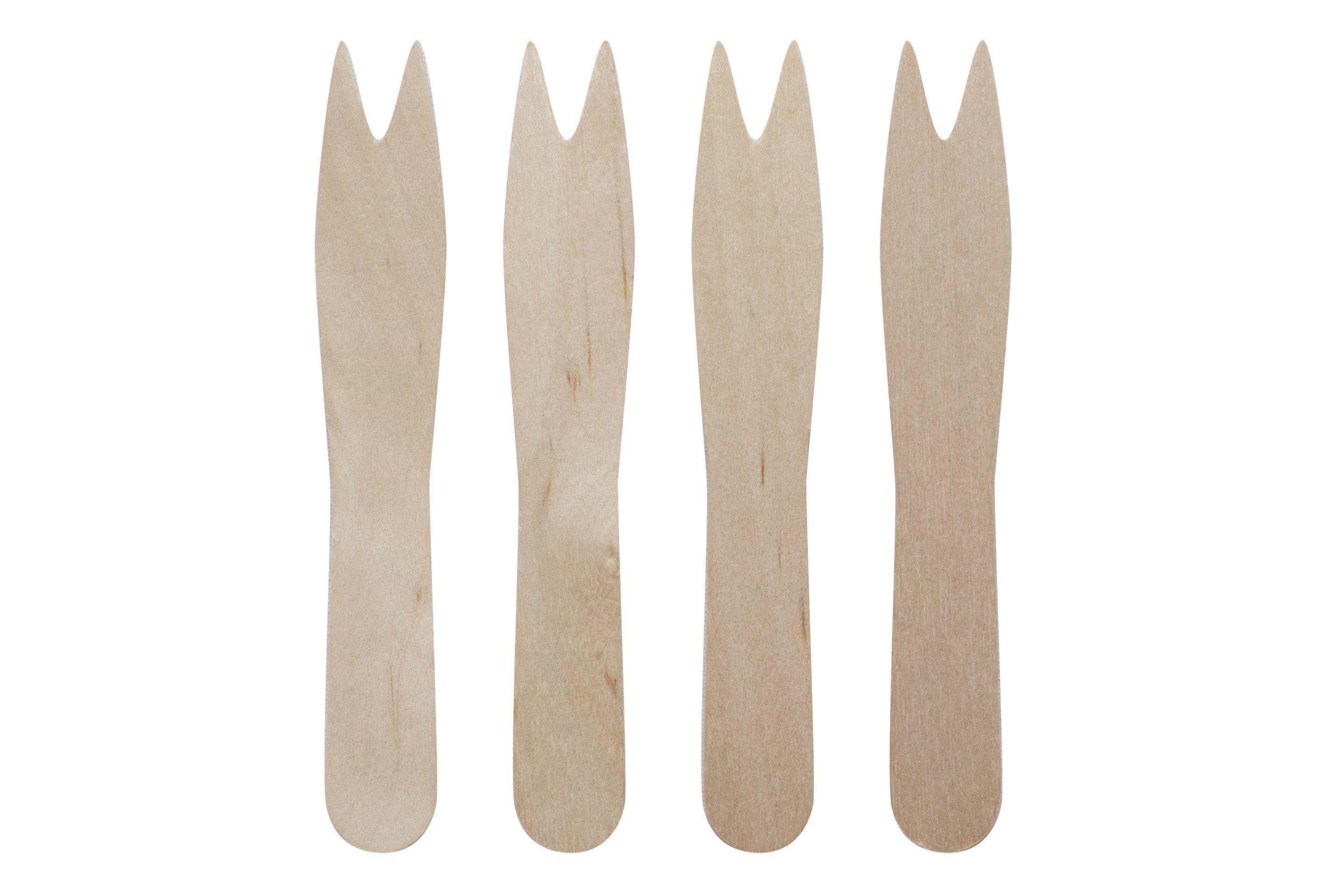eGreen Wooden Chip Fork Dispenser Box
