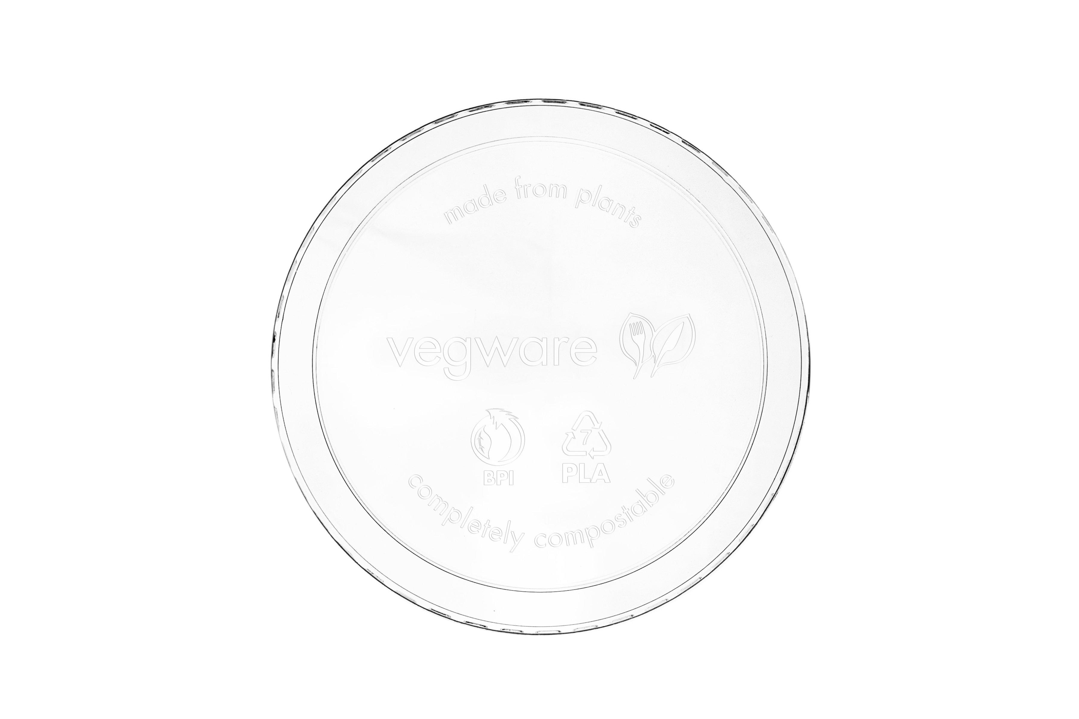 Vegware PLA Deli Container Lids - 8oz-16oz