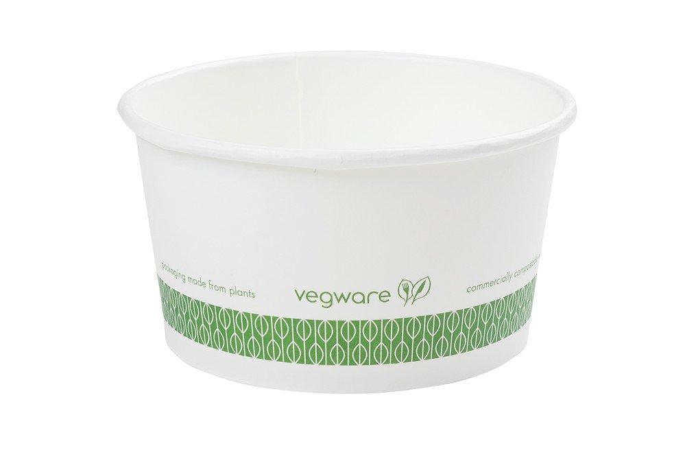 Vegware White Soup Containers - 12oz