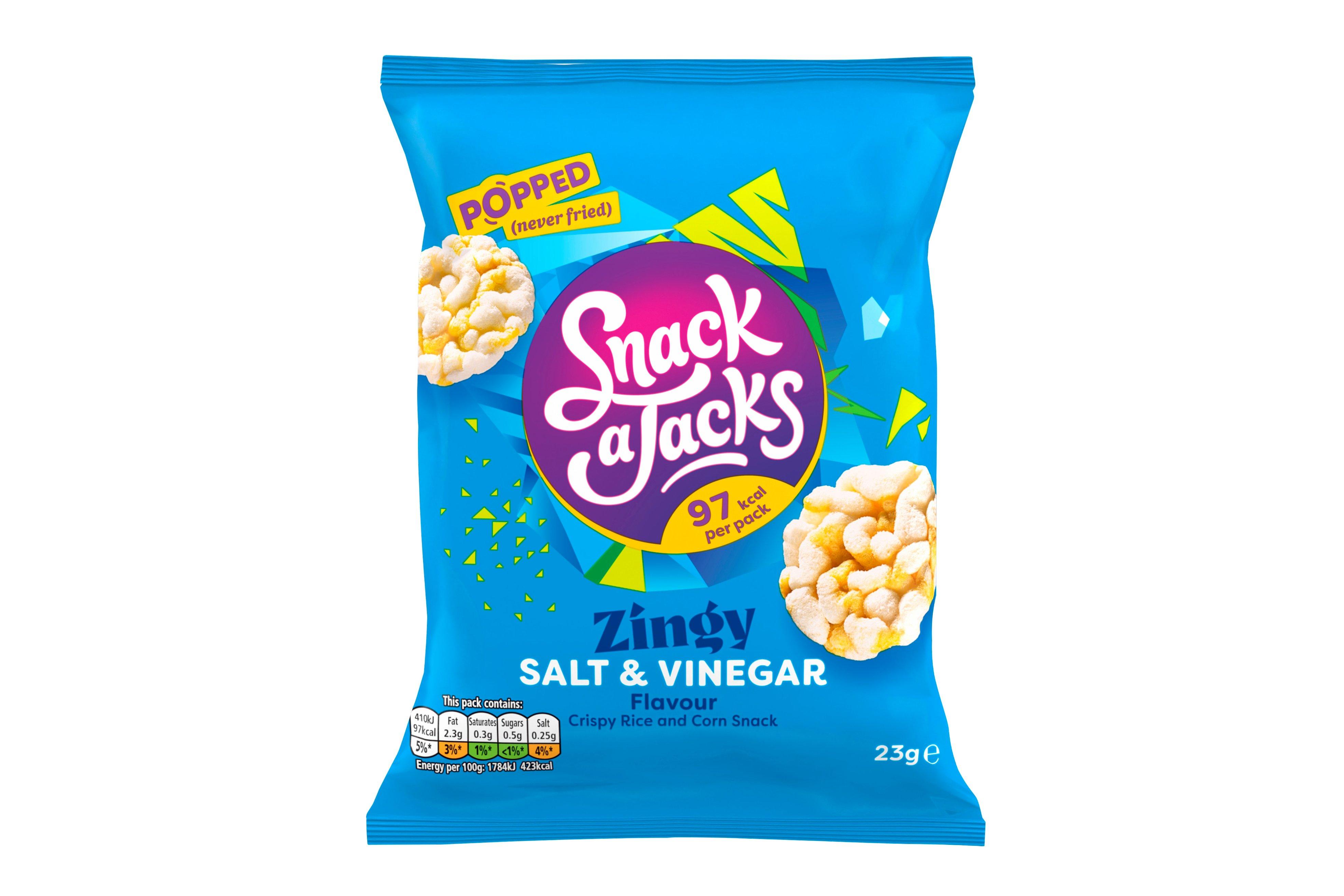 Snack a Jacks Salt & Vinegar Rice Cakes 23g