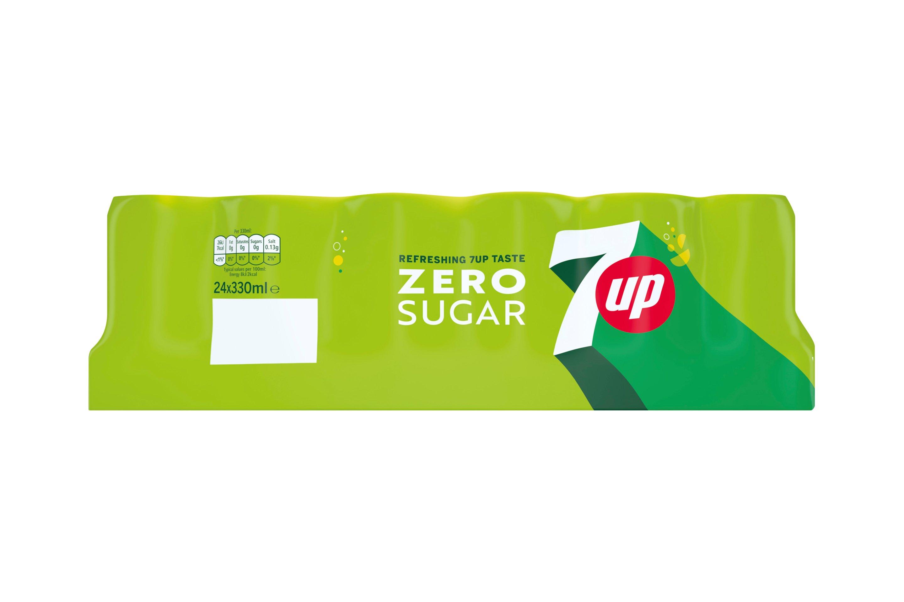 7UP ZERO 330ml Cans