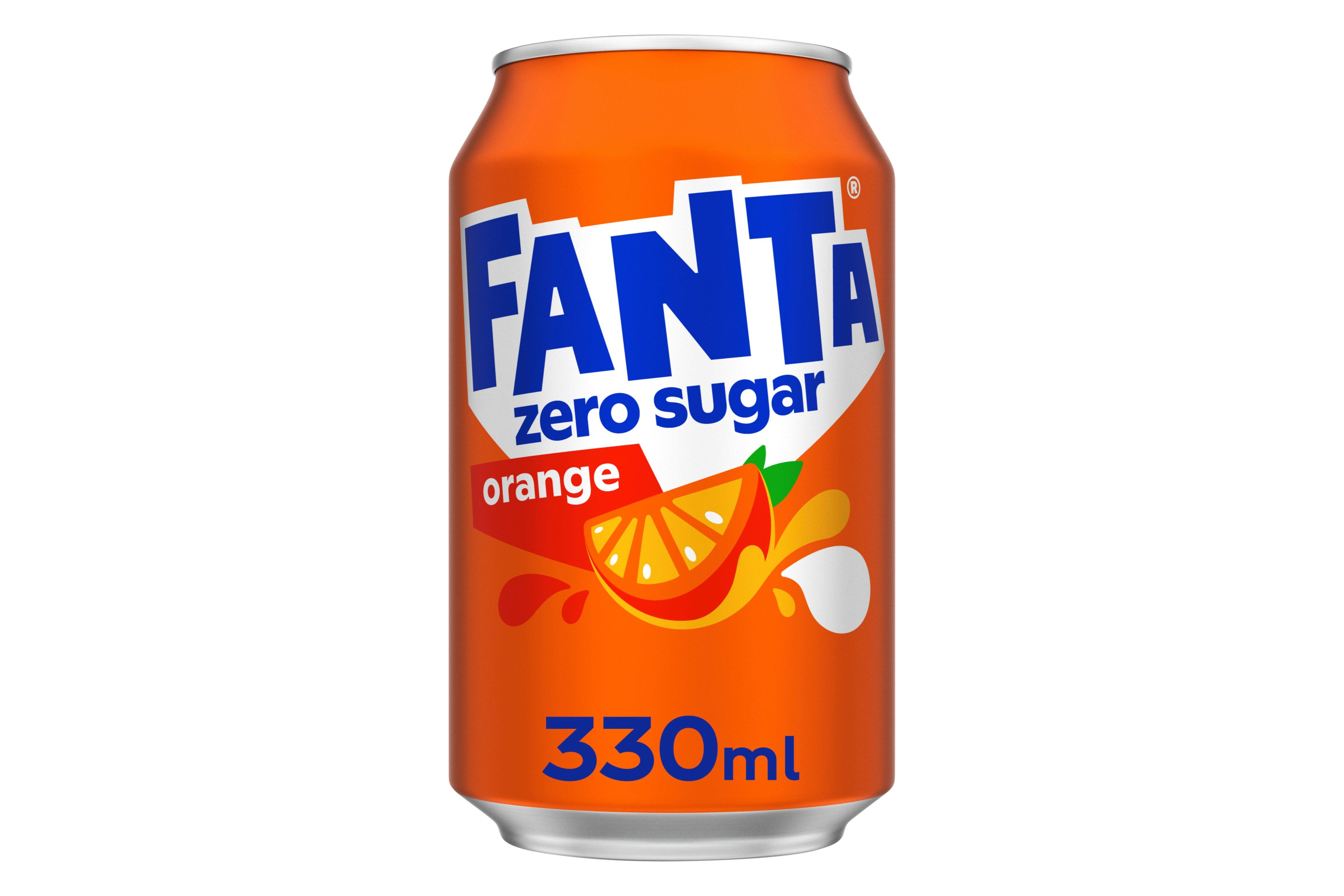 Fanta Orange Zero 330ml Can
