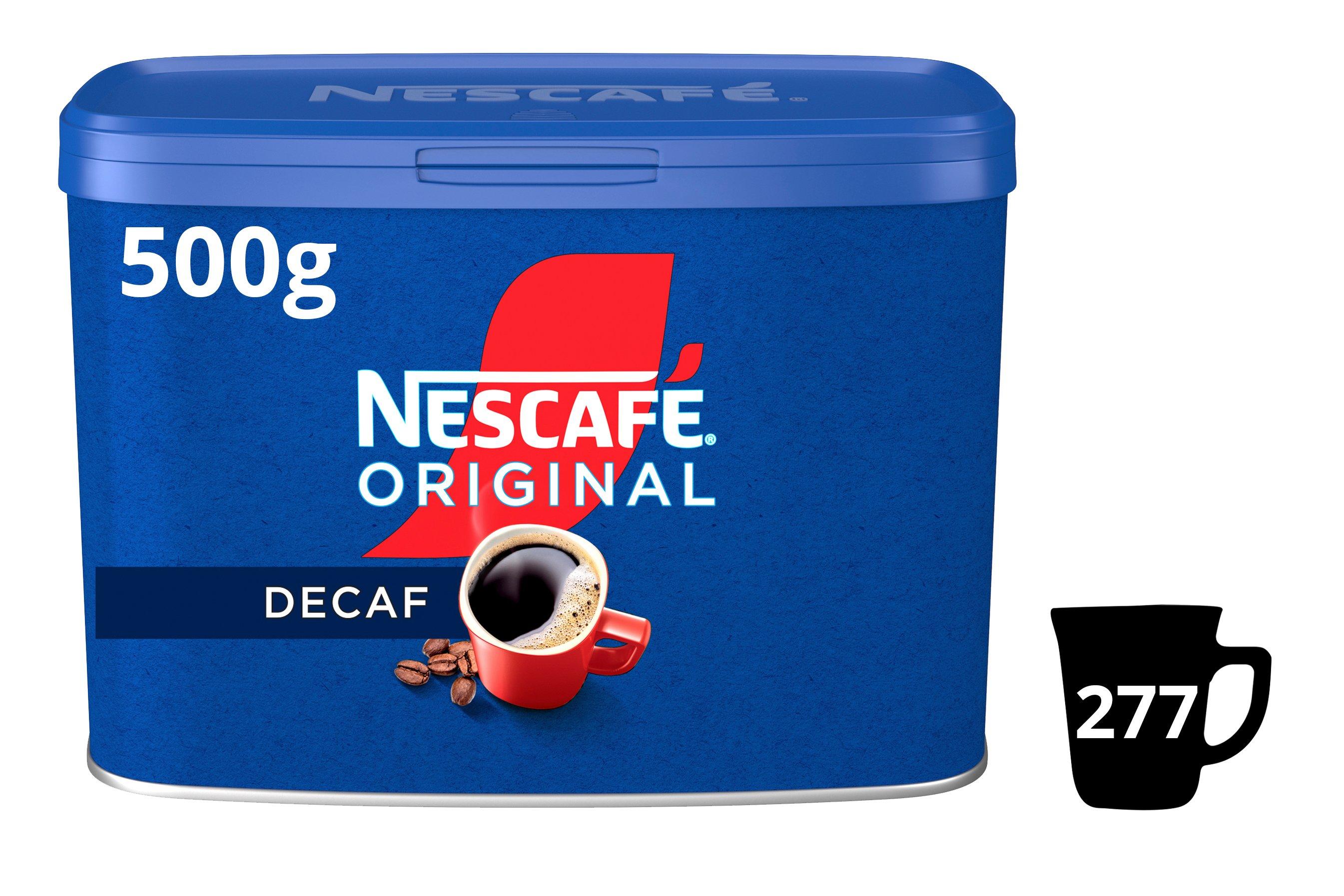 Nescafe Original Decaffeinated Instant Coffee Tin 500g
