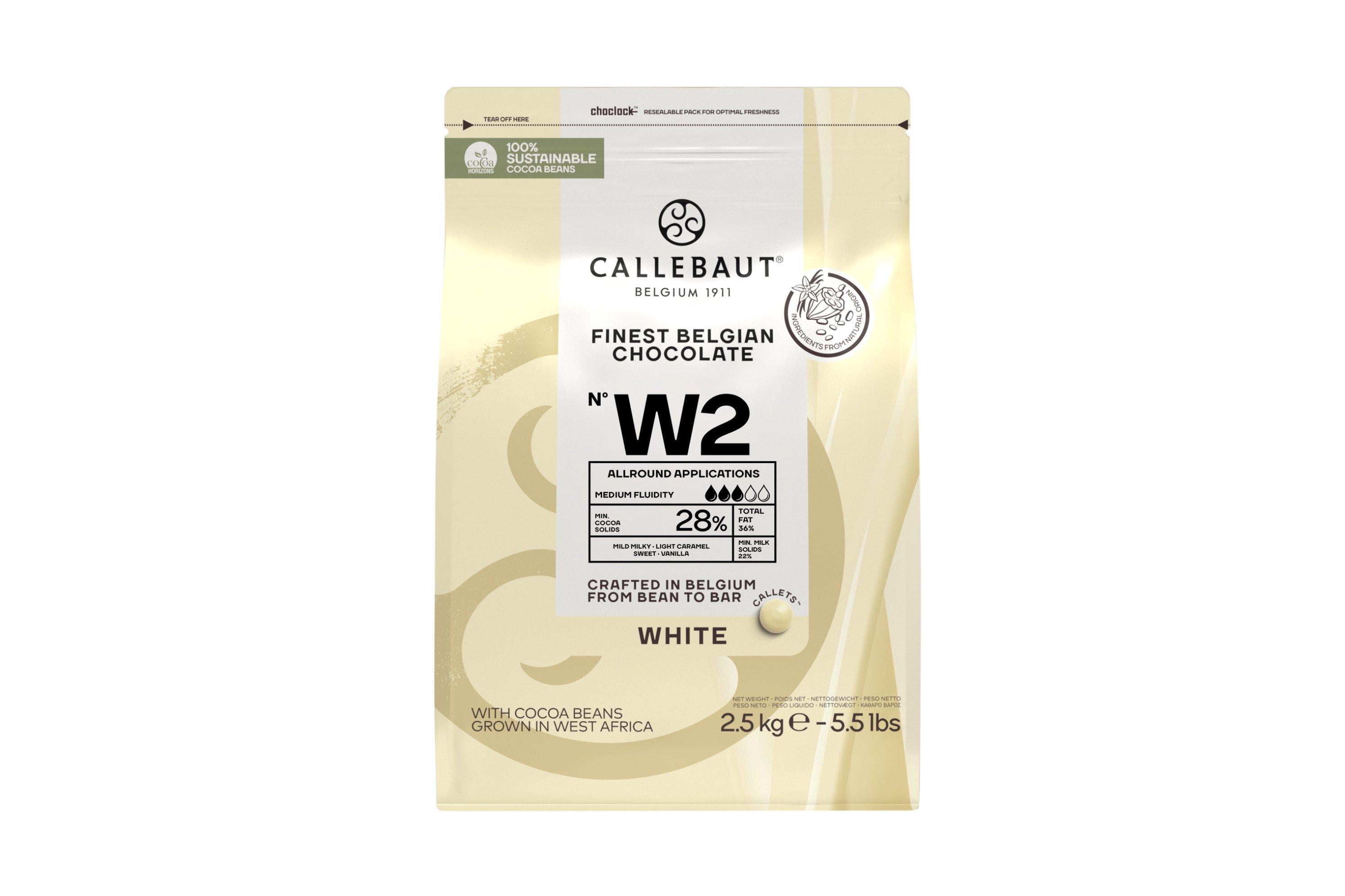 Callebaut White Chocolate Callets (W2)