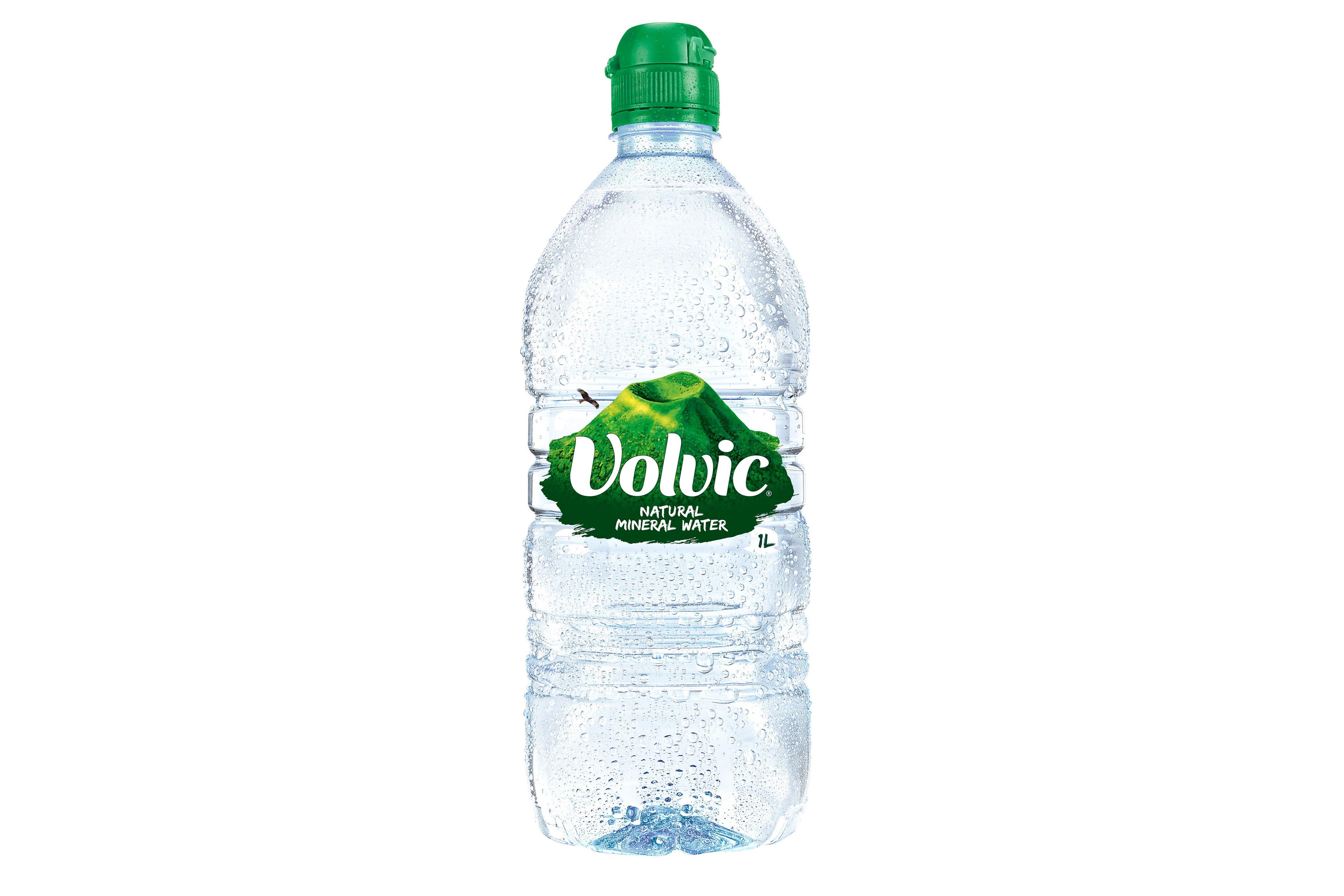 Volvic Natural Bottled Mineral Still Water 1L