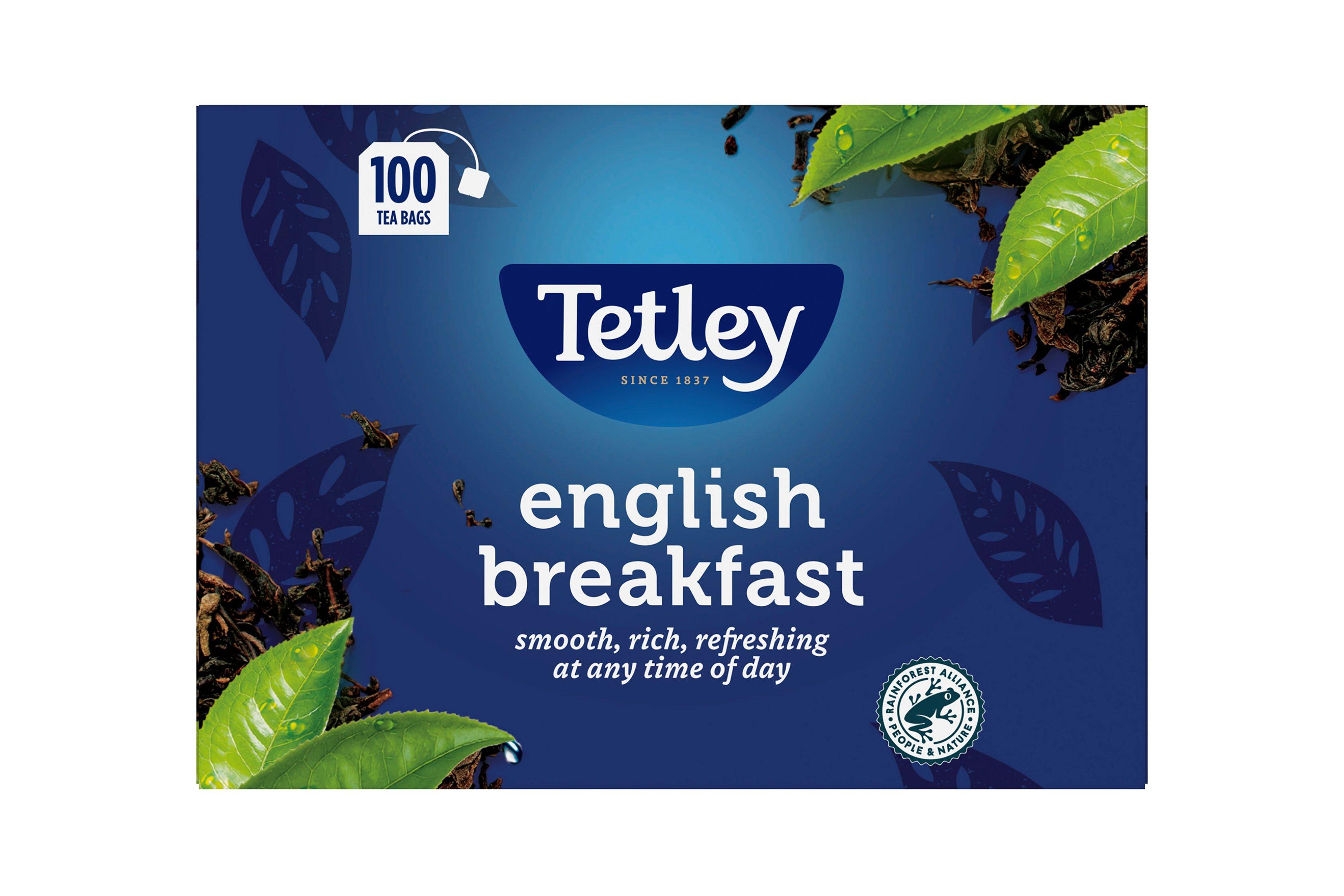 Tetley English Breakfast String & Tag Teabags
