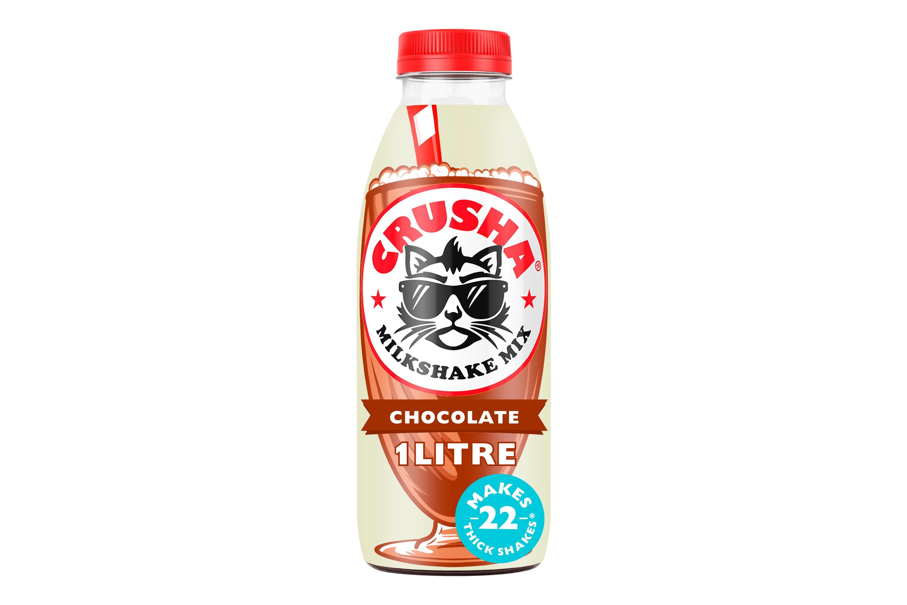 Crusha Milk Shake Mix Chocolate Flavour 1 Litre