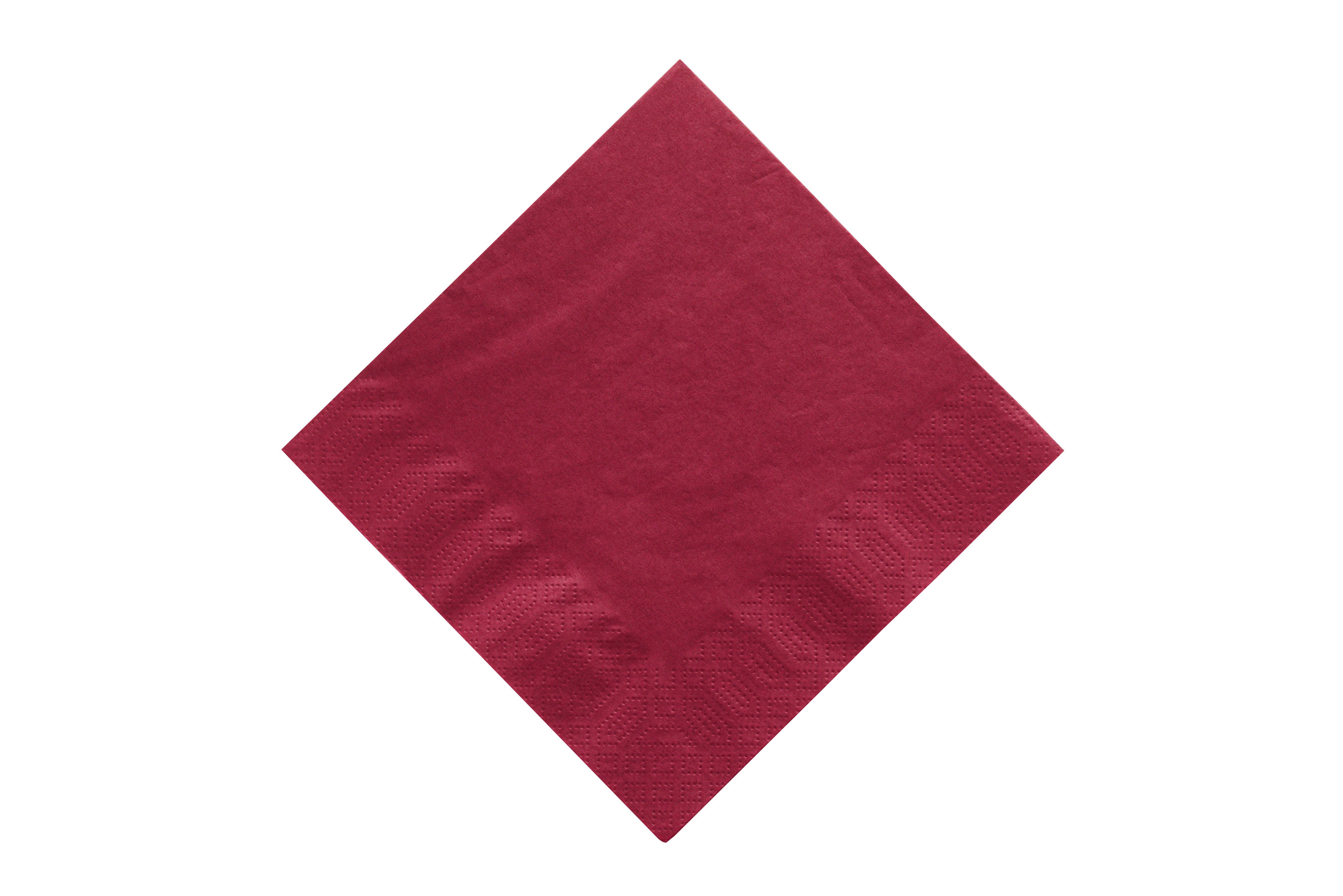 Brakes Bordeaux  2 Ply Napkin 33cm