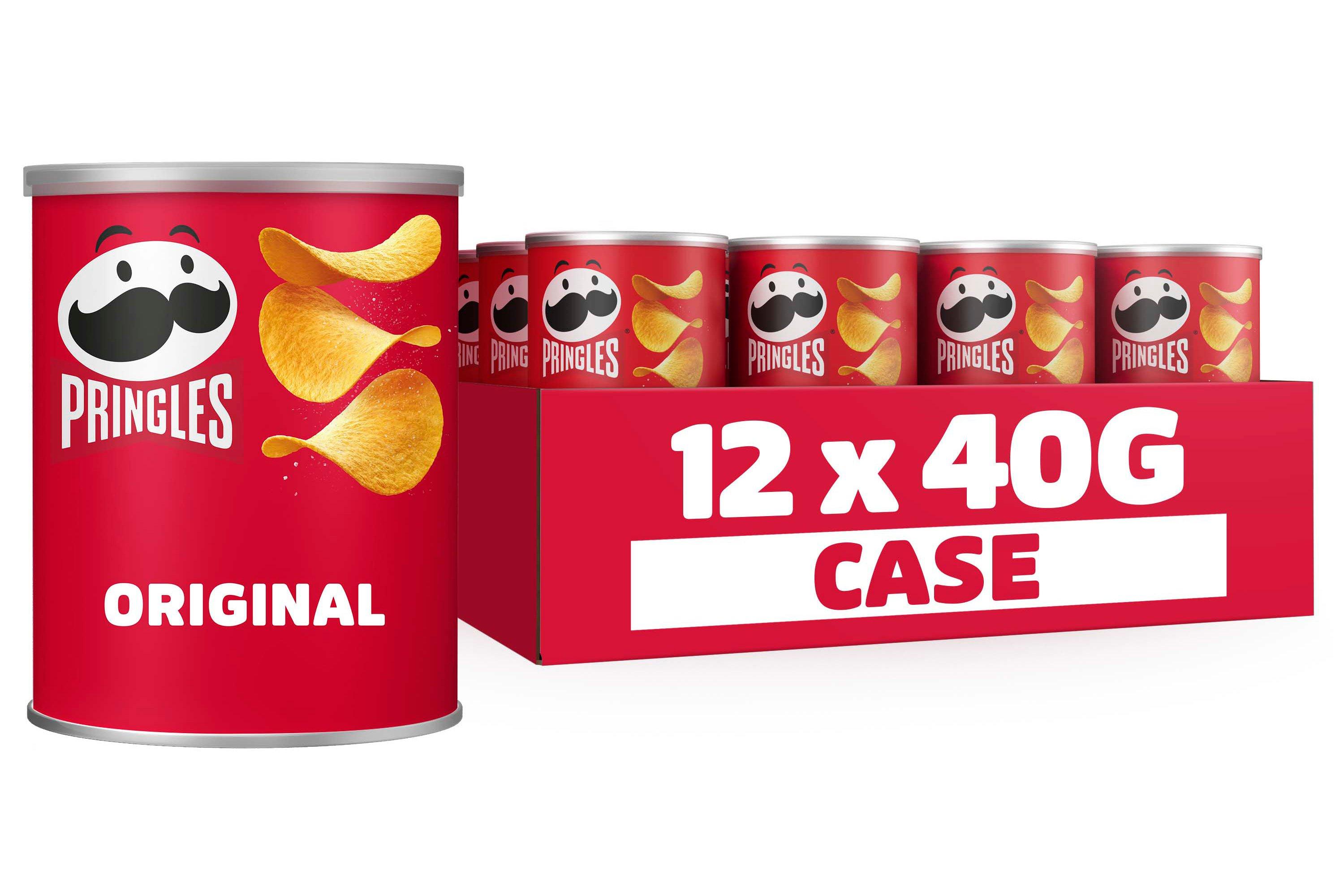 Pringles Original Snacking Crisps 12 x 40g