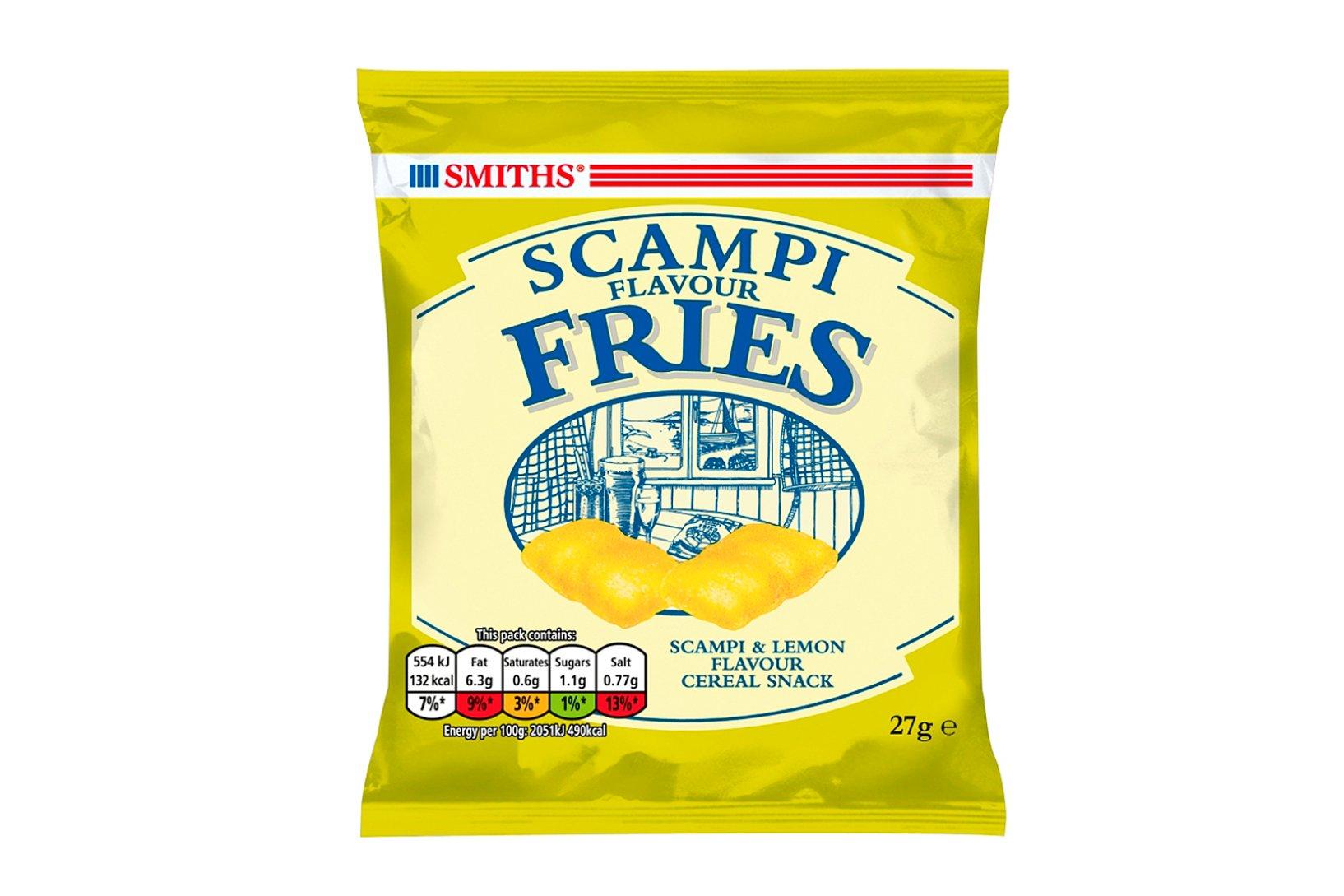 Smiths Scampi & Lemon Fries Snack Crisps 27g