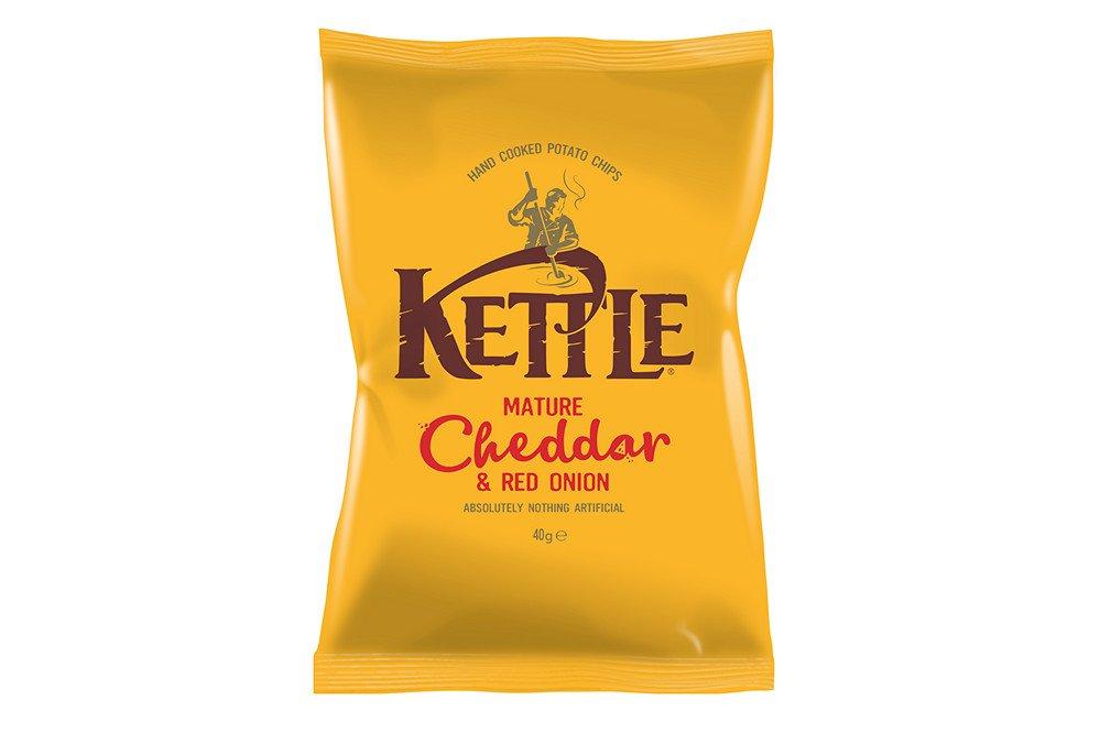 KETTLE® Mature Cheddar & Red Onion