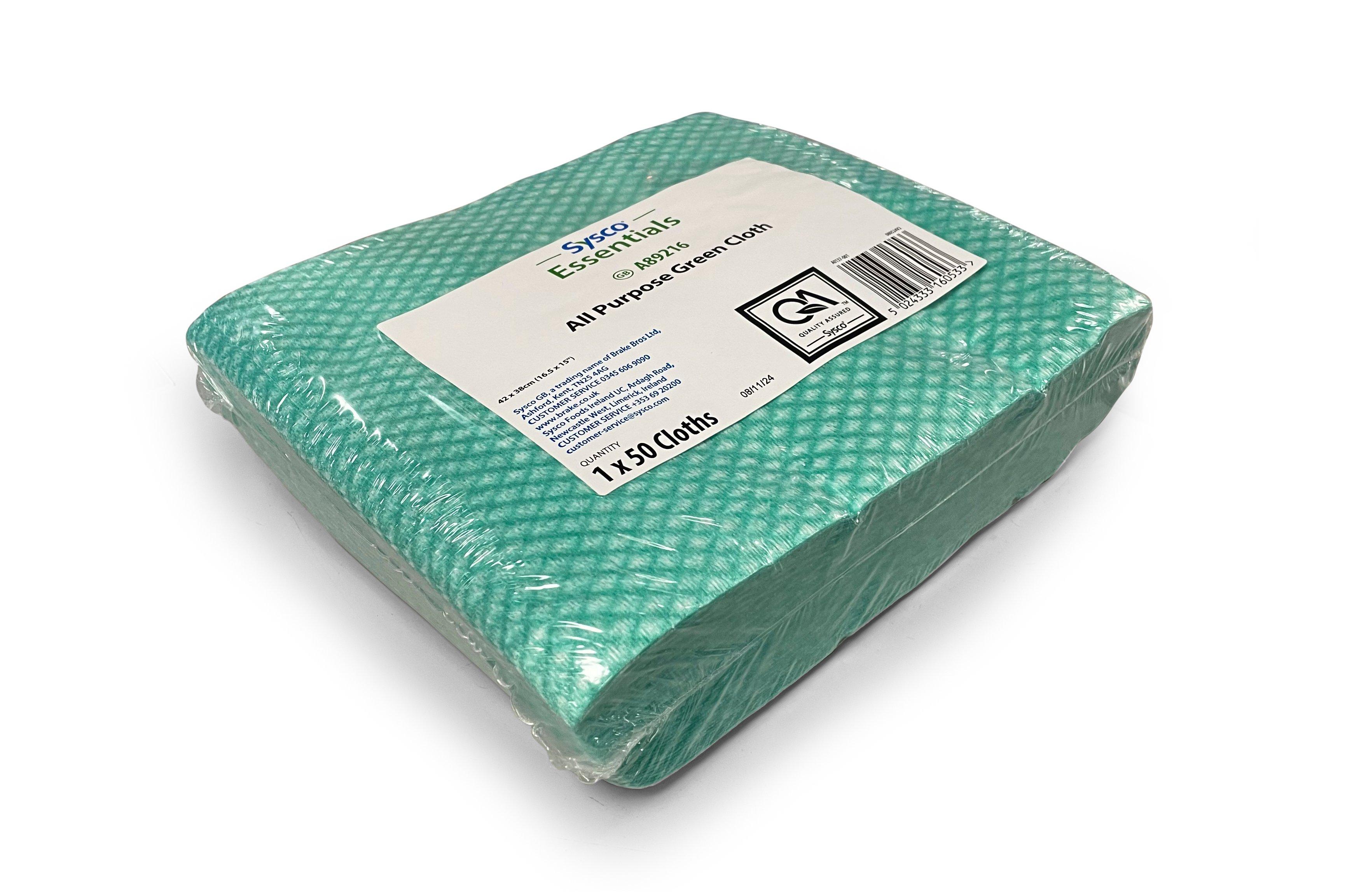 Sysco Essentials All Purpose Green Cloth