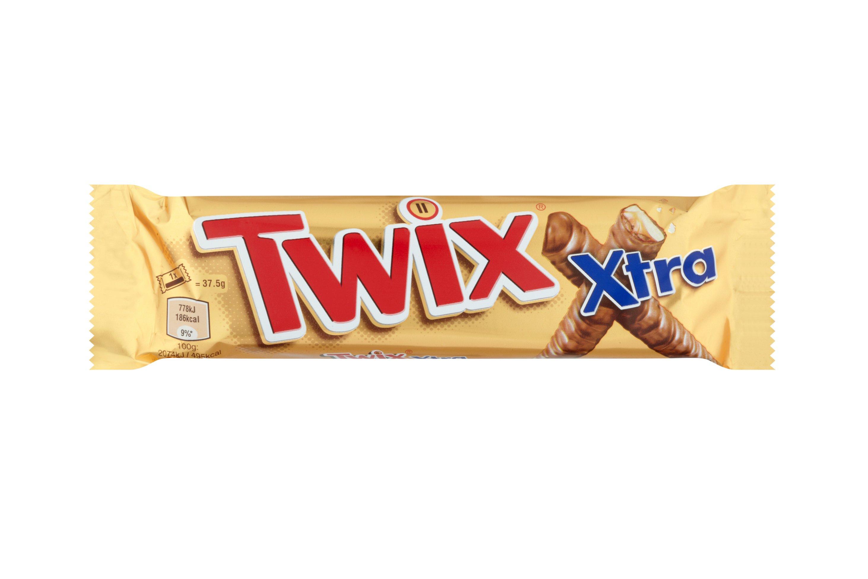 Twix Xtra Milk Chocolate Bars 75g